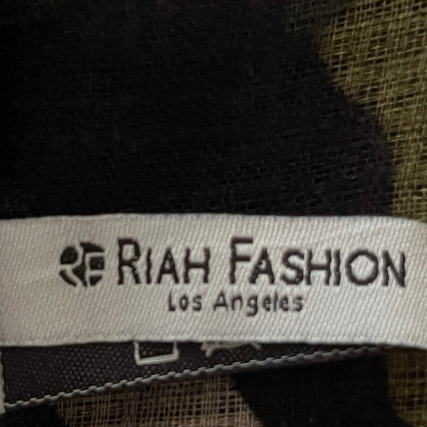 Riah Fashion Camouflage Kimono