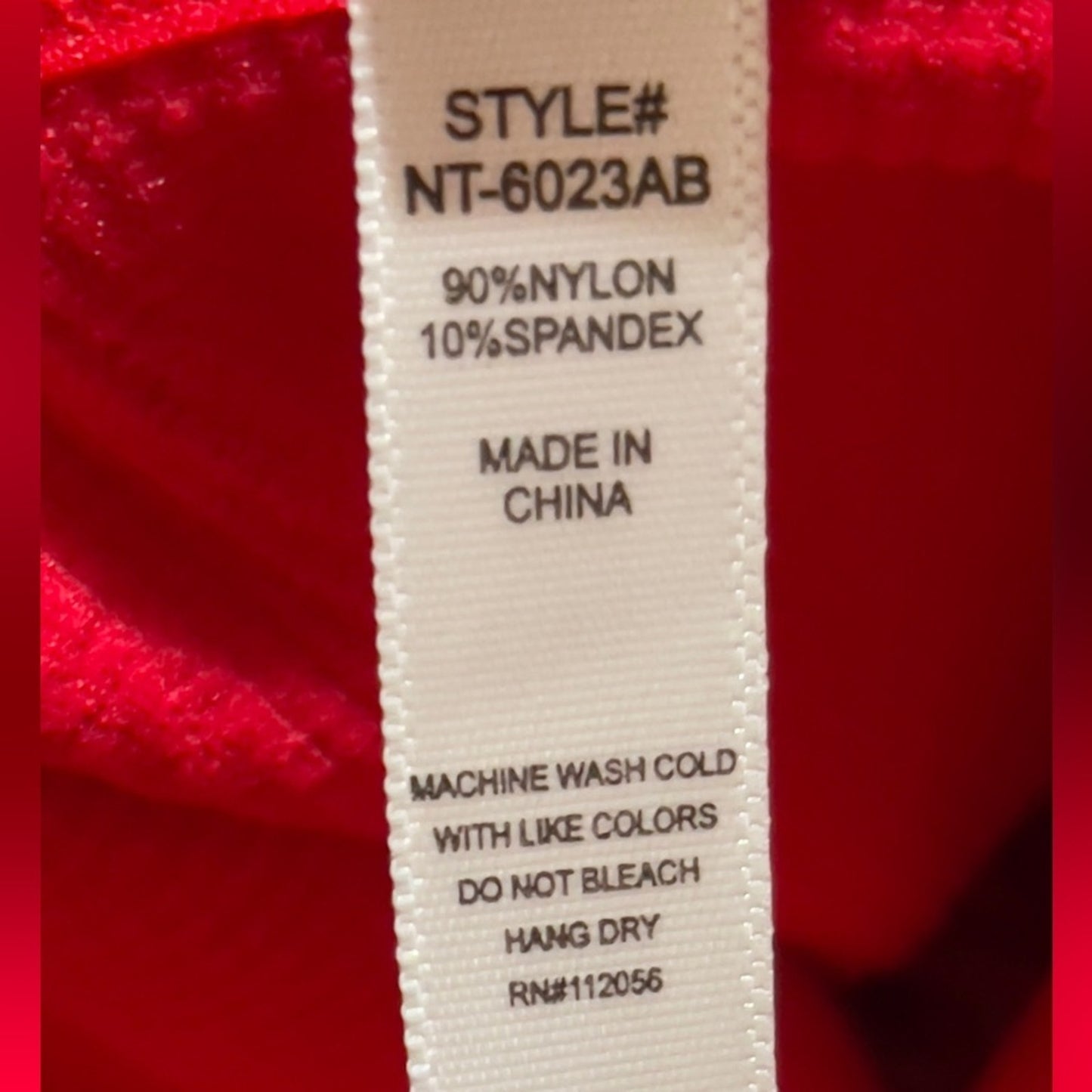 Ruby Red Ribbed Seamless Double Strap Brami