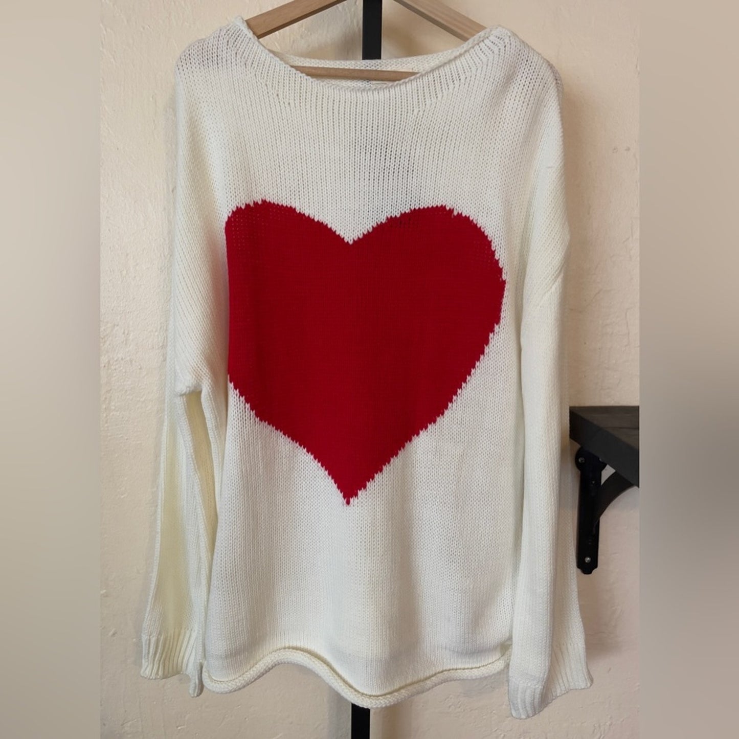 Main Strip Heart Sweater