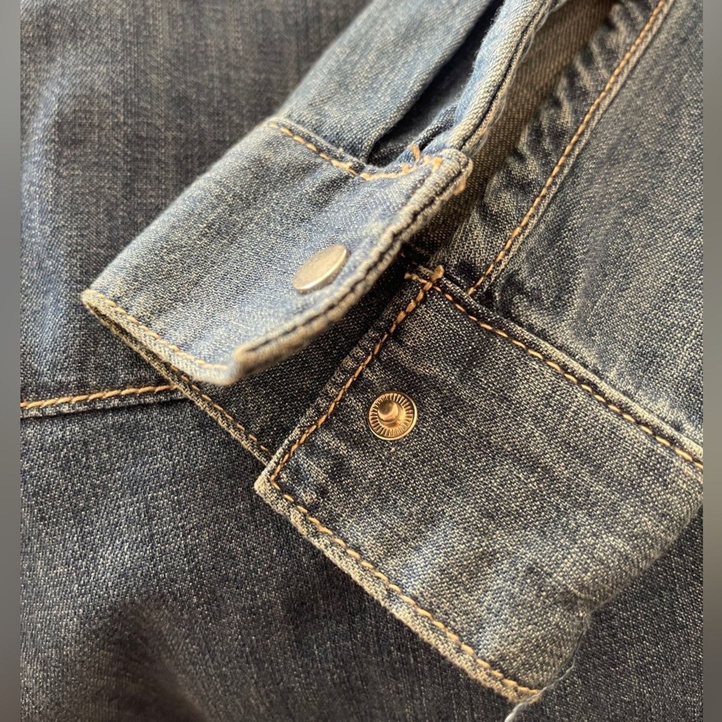 Divided H&M Denim Long Sleeve Top