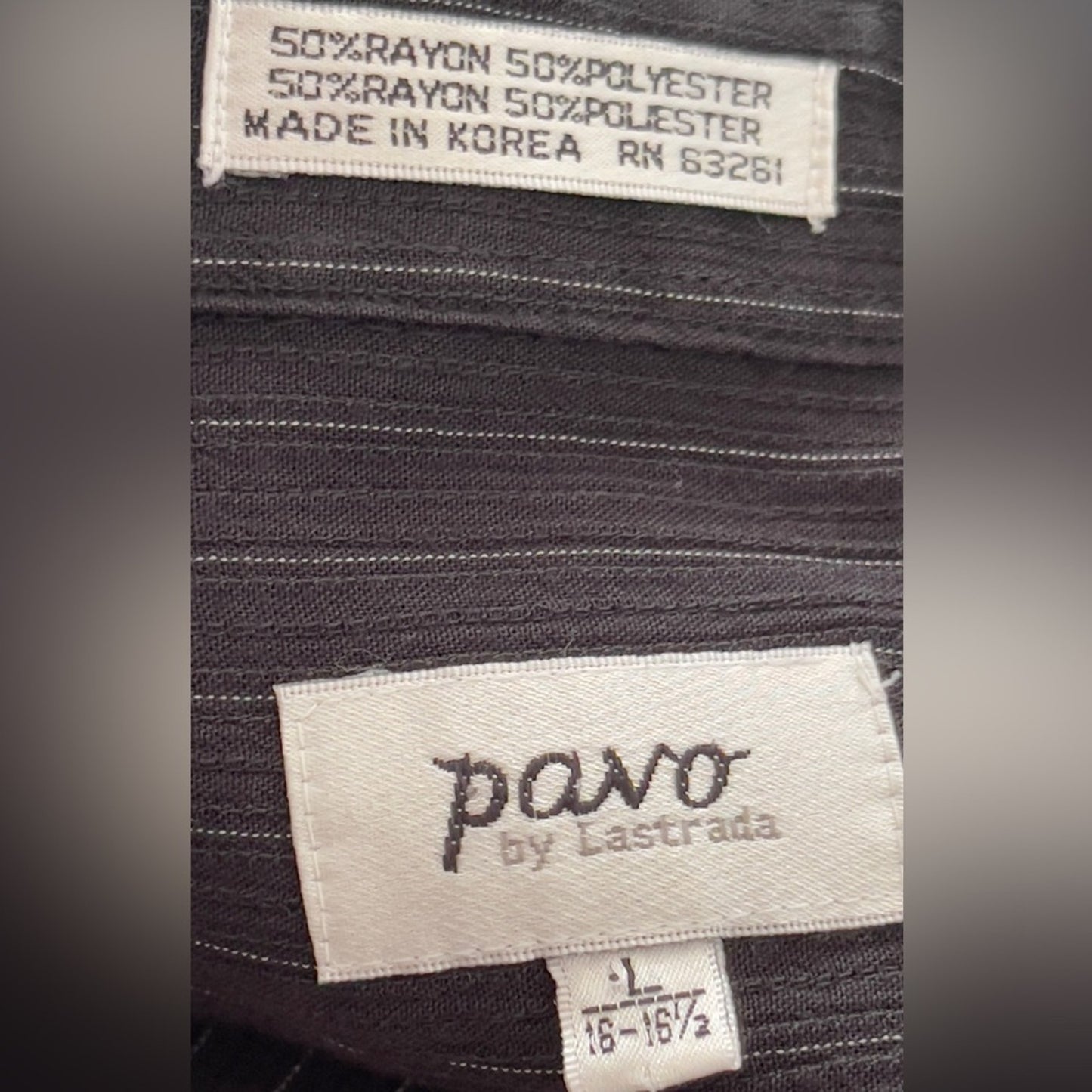Black and White Pin Striped Men’s Pavo by Lastrada