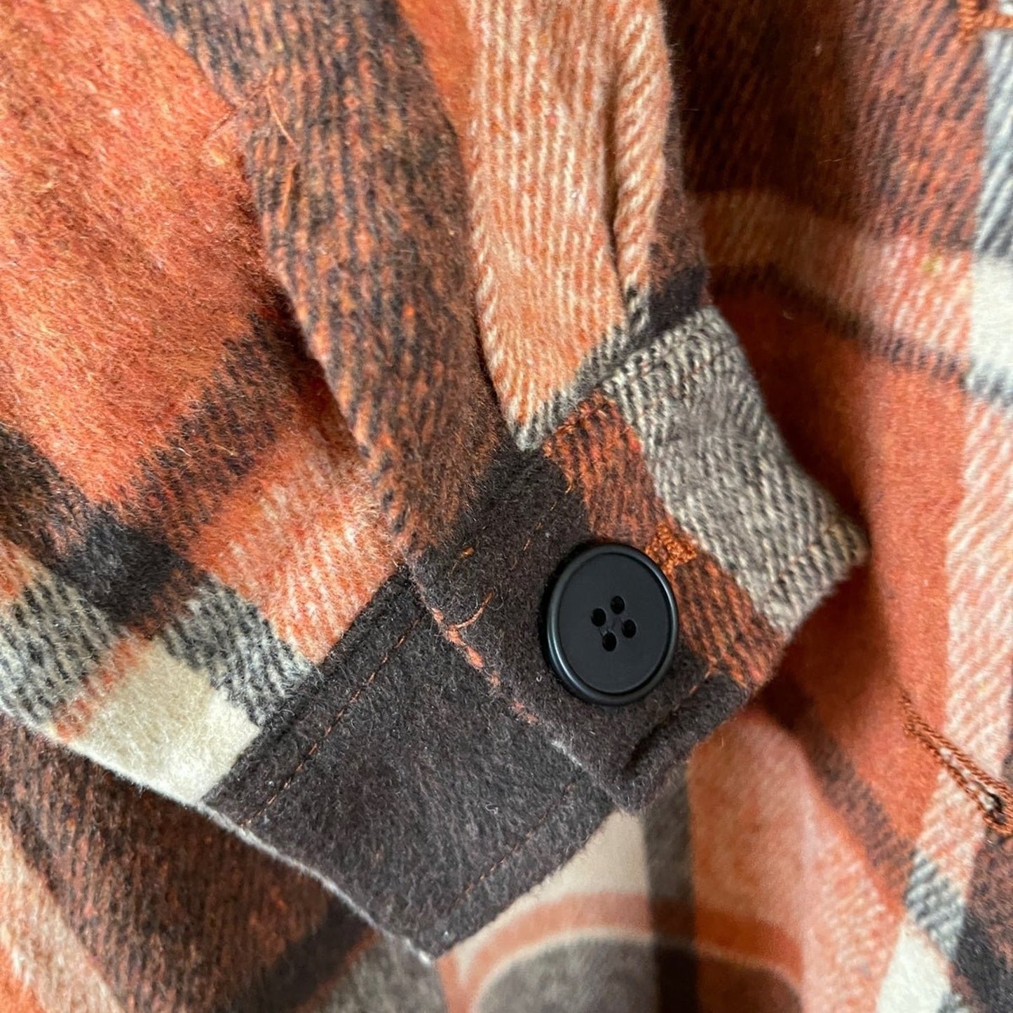 Unishe Plaid Orange Shacket