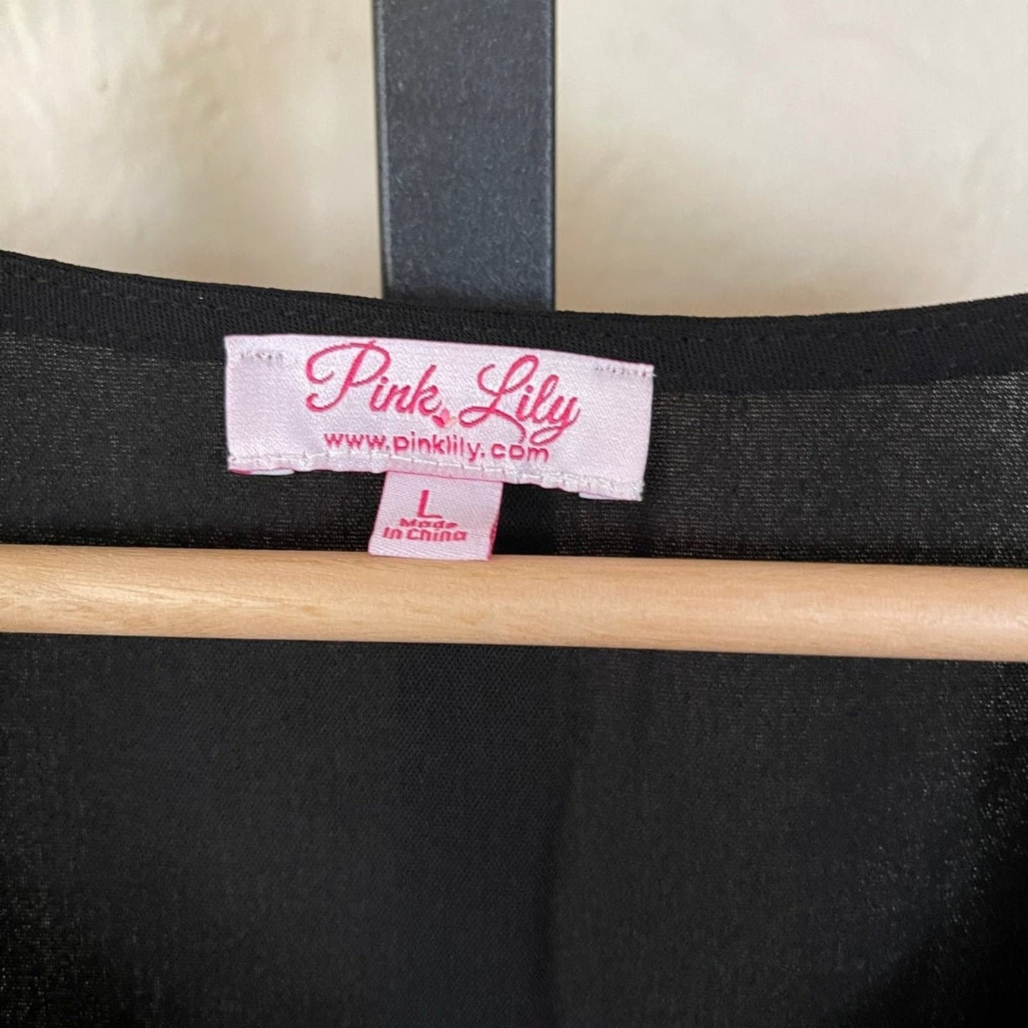 Pink Lily Scallop V-Neck Blouse