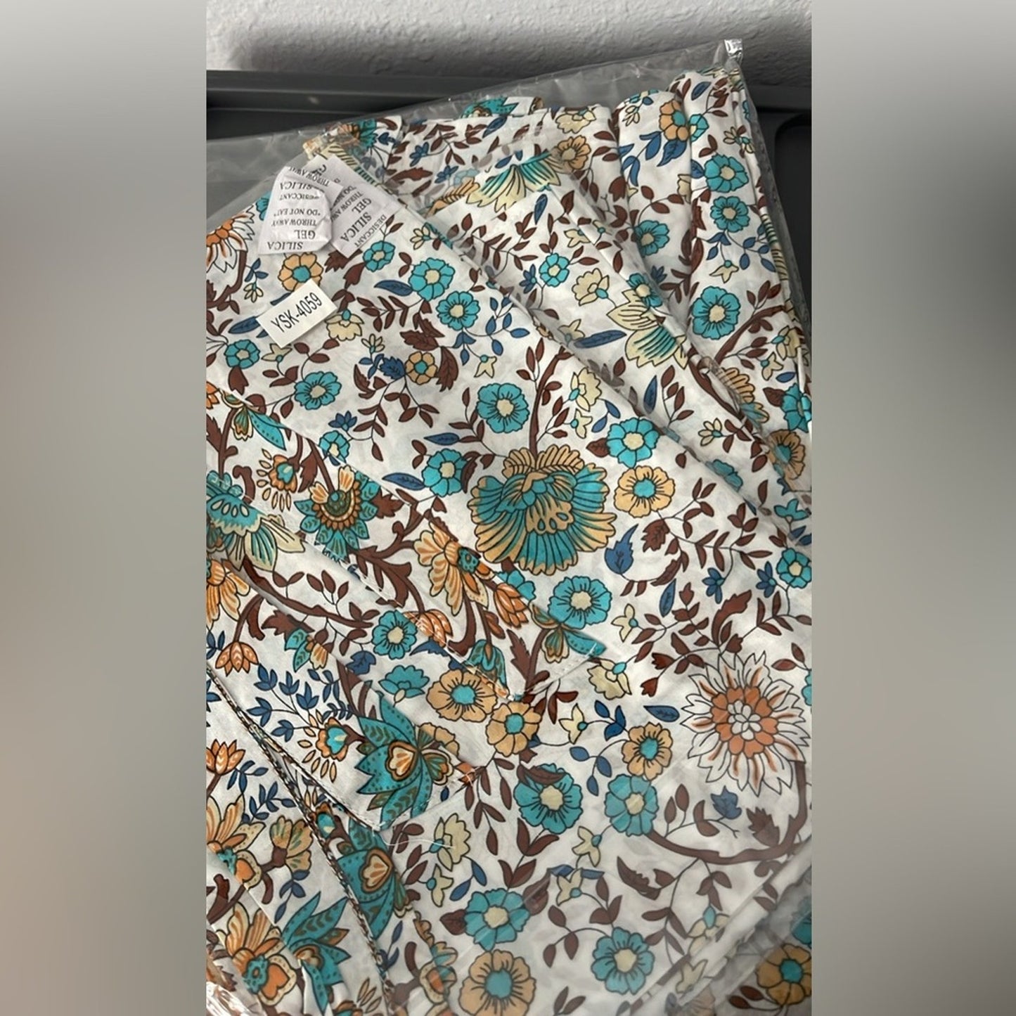 Floral Front Tie Kimono