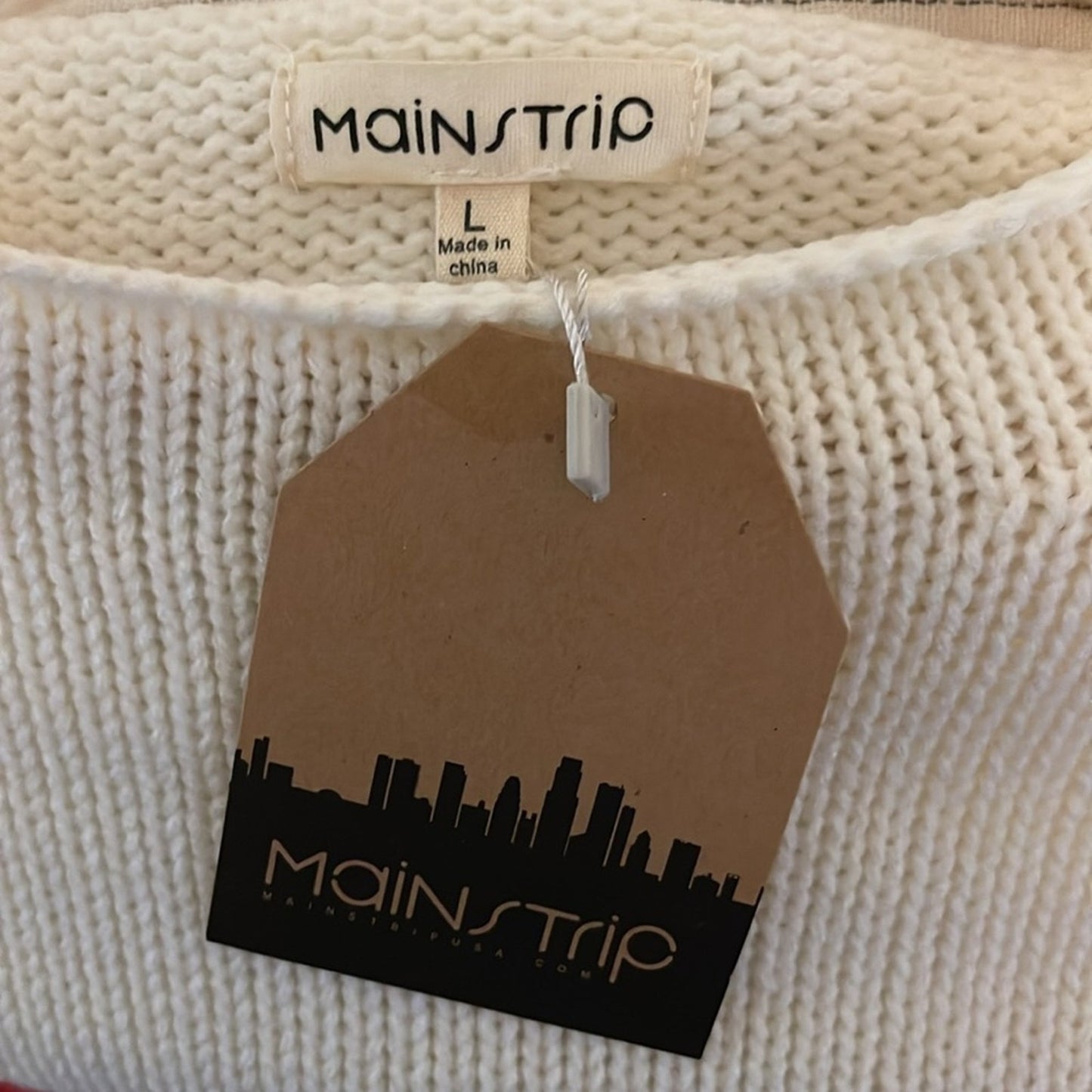 Main Strip Heart Sweater