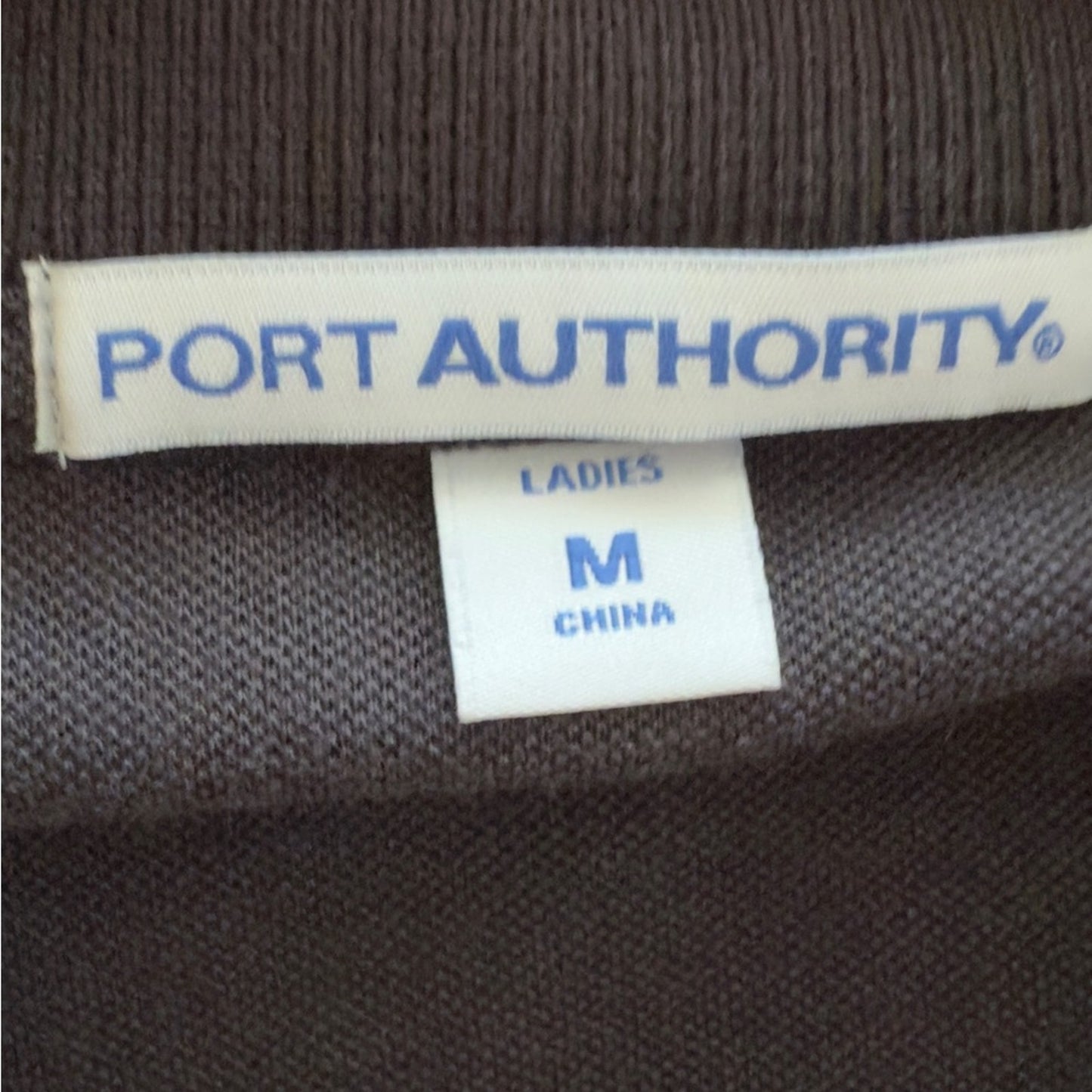 Port Authority Women’s Black V-Neck Polo Shirt