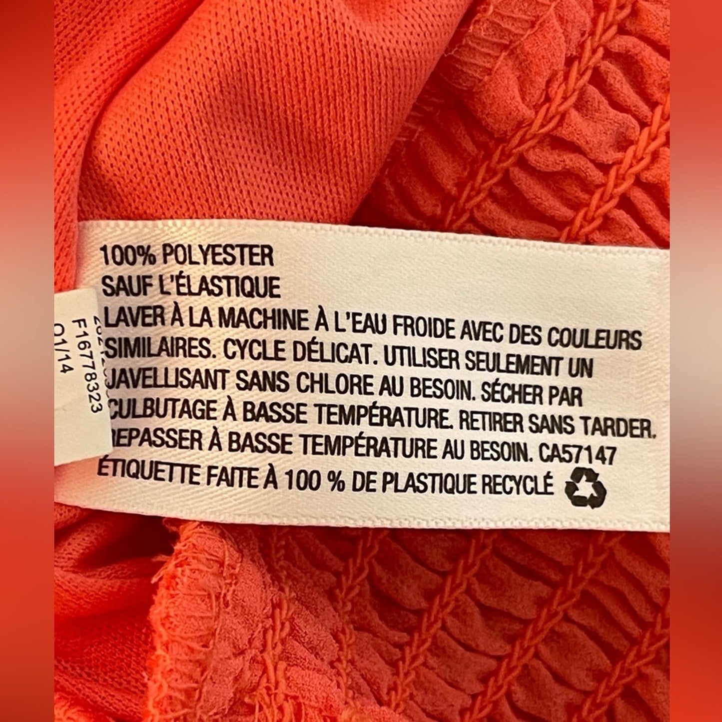 Coral Women’s Adjustable Spaghetti Strap Smocked Waist Band Tank