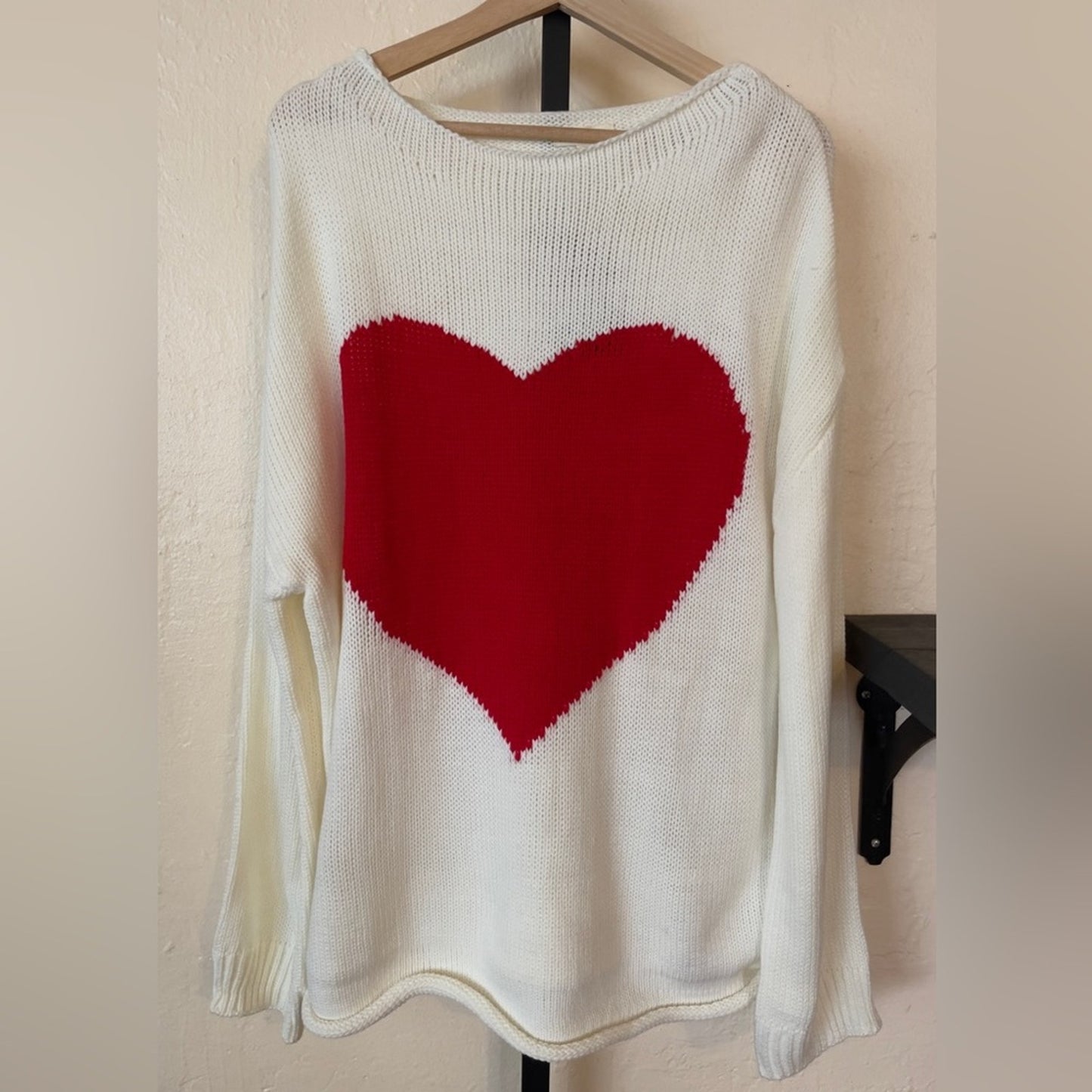 Main Strip Heart Sweater