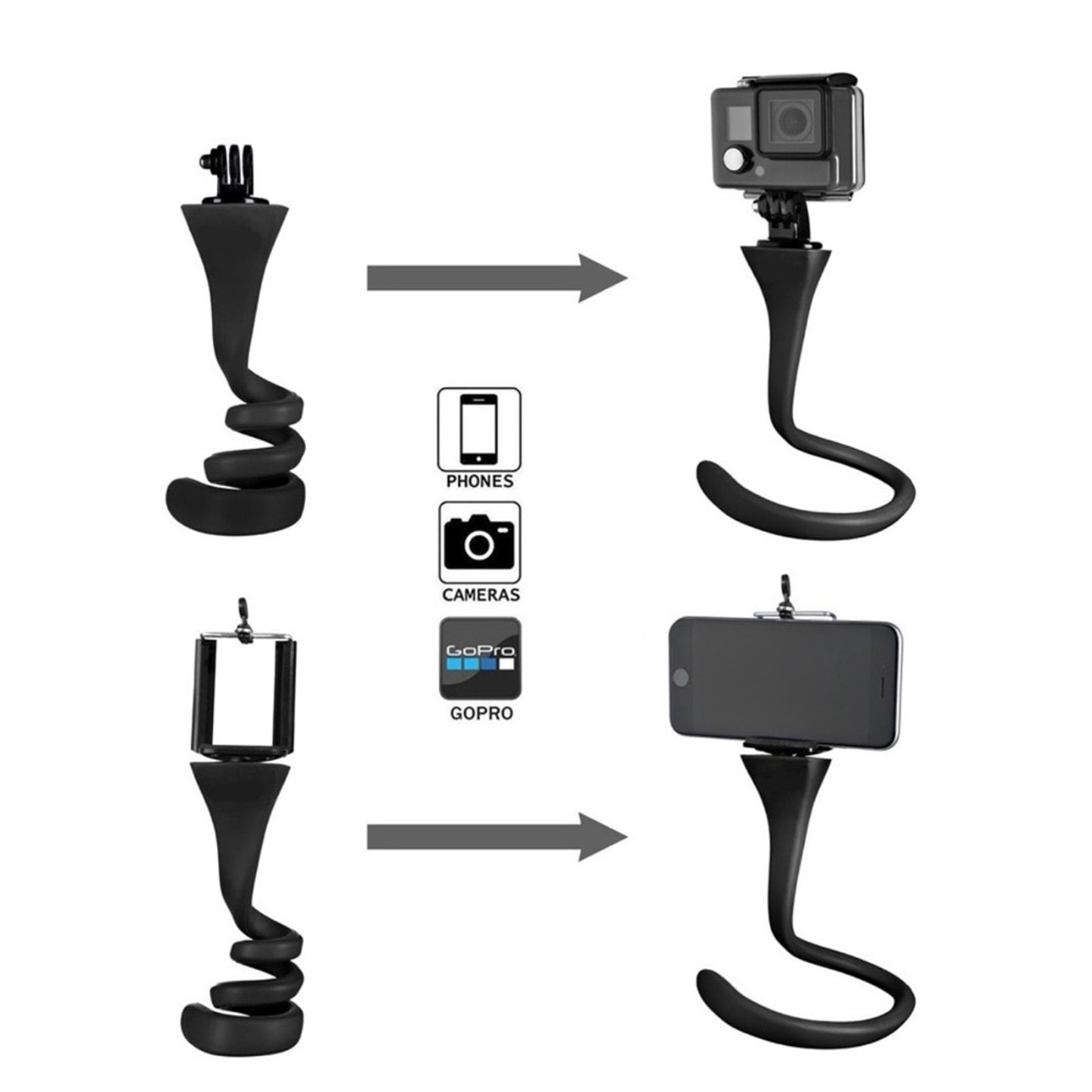 Flexible Monkey Supreme Selfie Camera And Smartphone Selfie Stick