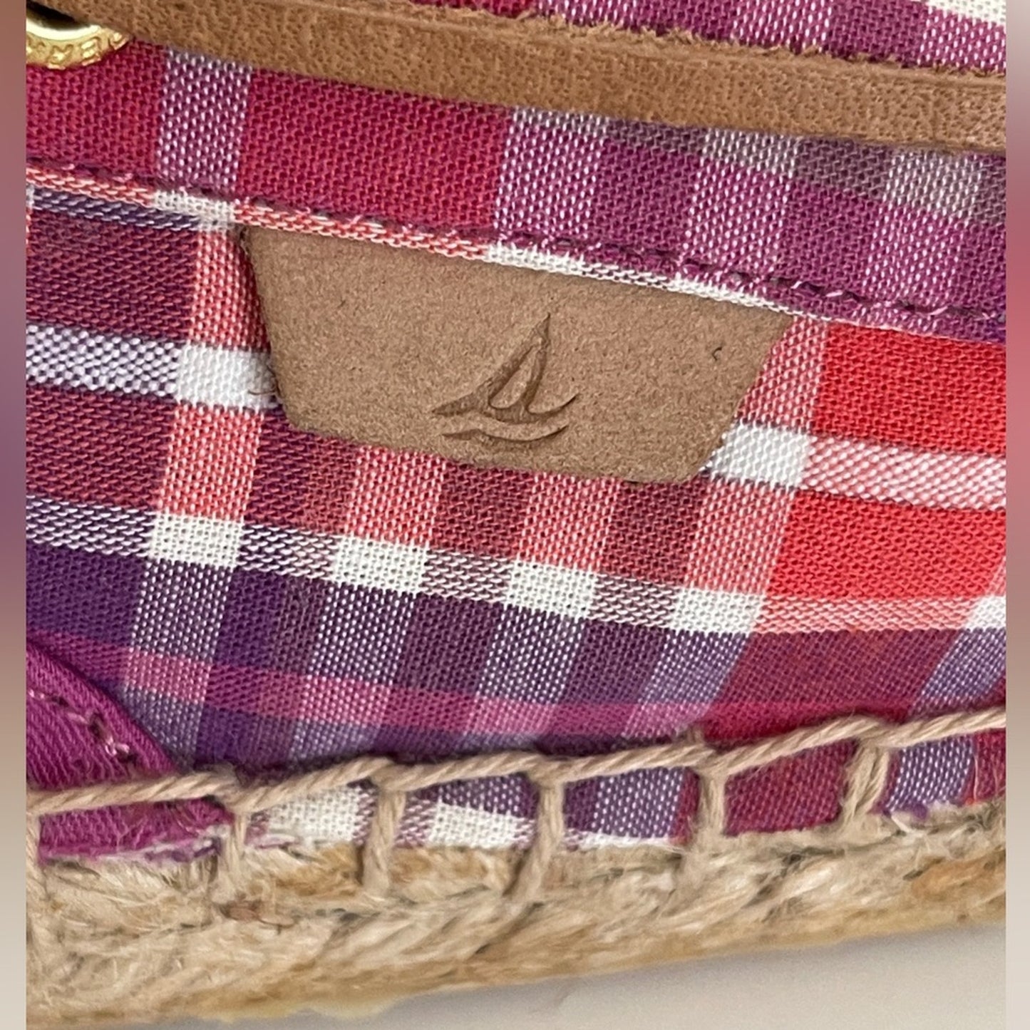 Sperry Top Sider Plaid Espadrille Boat Shoes
