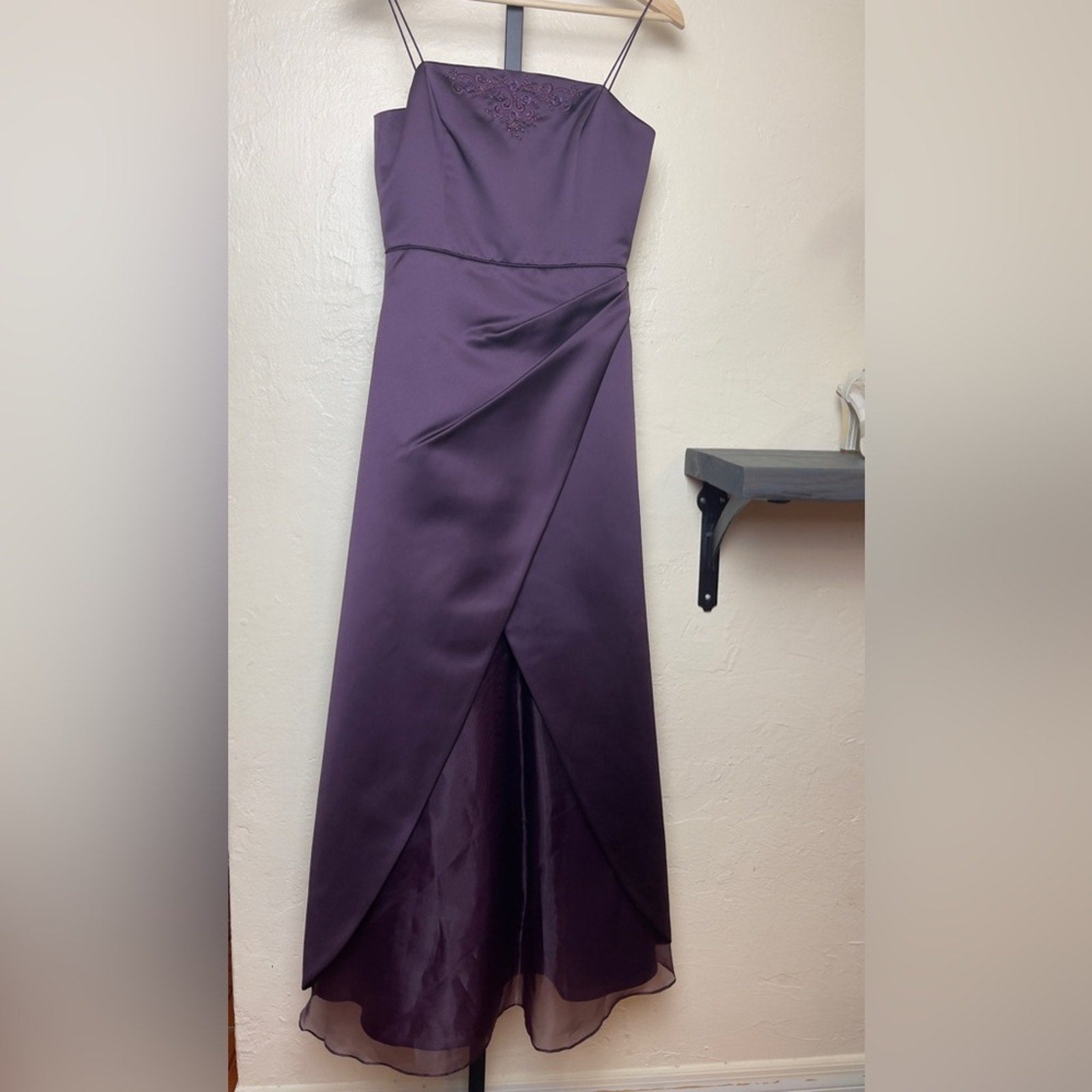 David's Bridal Plum A-Line JB (junior bride) Dress Evies Boutique and Consignment David's Bridal Plum A-Line JB (junior bride) Dress Evies Boutique and Consignment