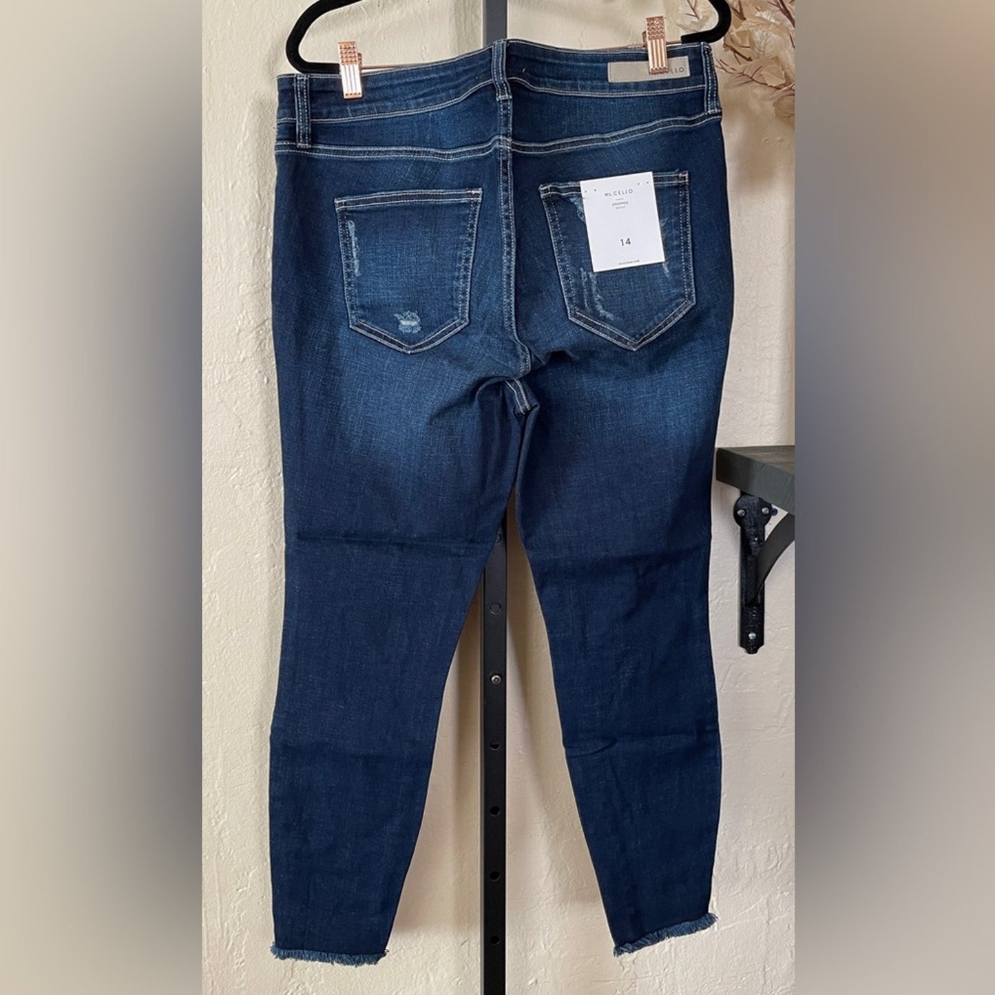 Cello Cropped Skinny Jeans