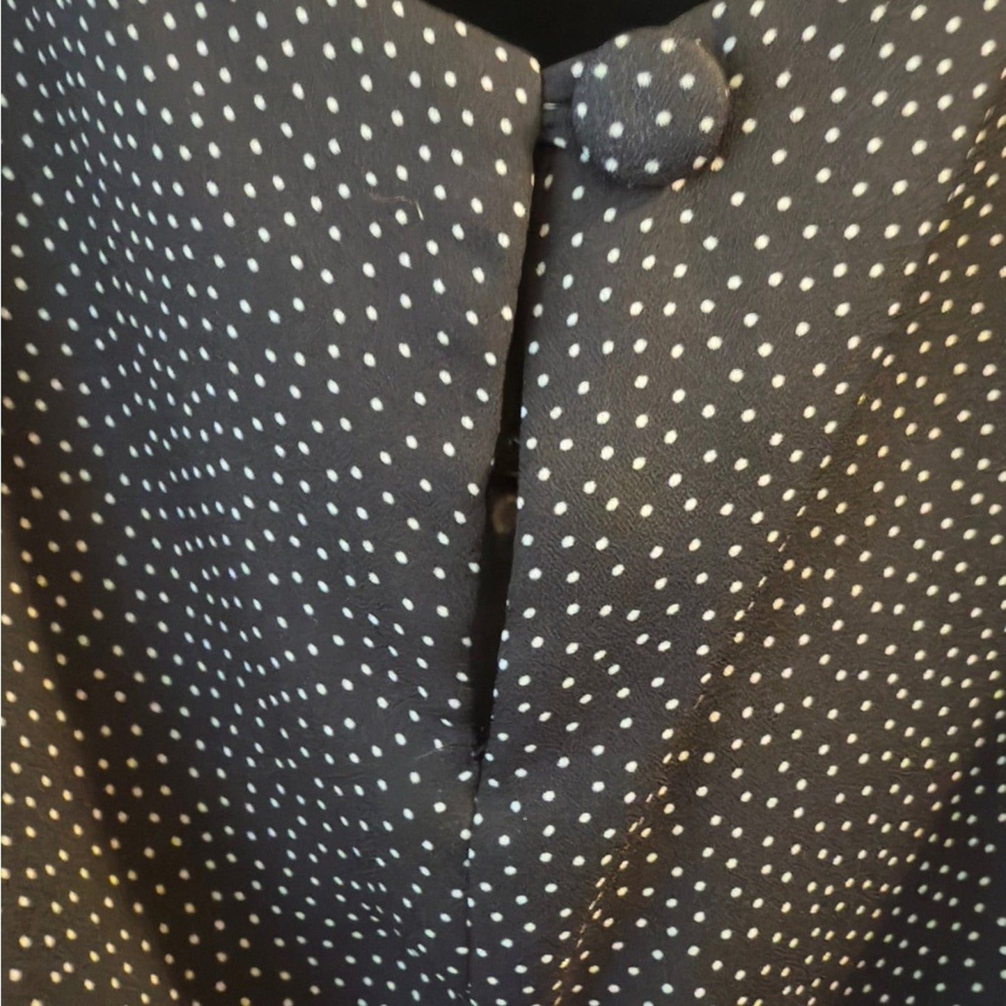 Chic Black & White Polka Dot 2 Piece Dress