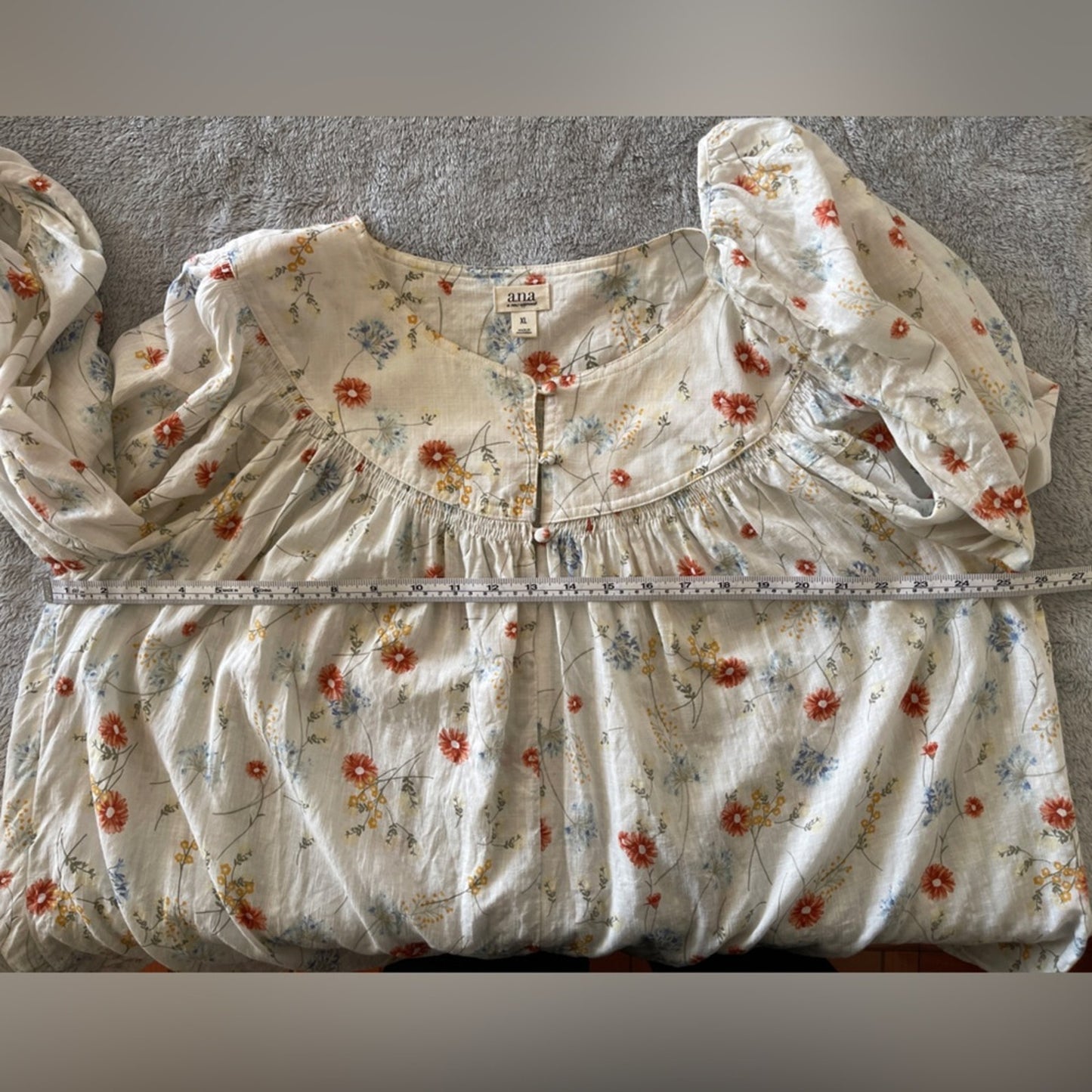 a.n.a Boxy Floral Top