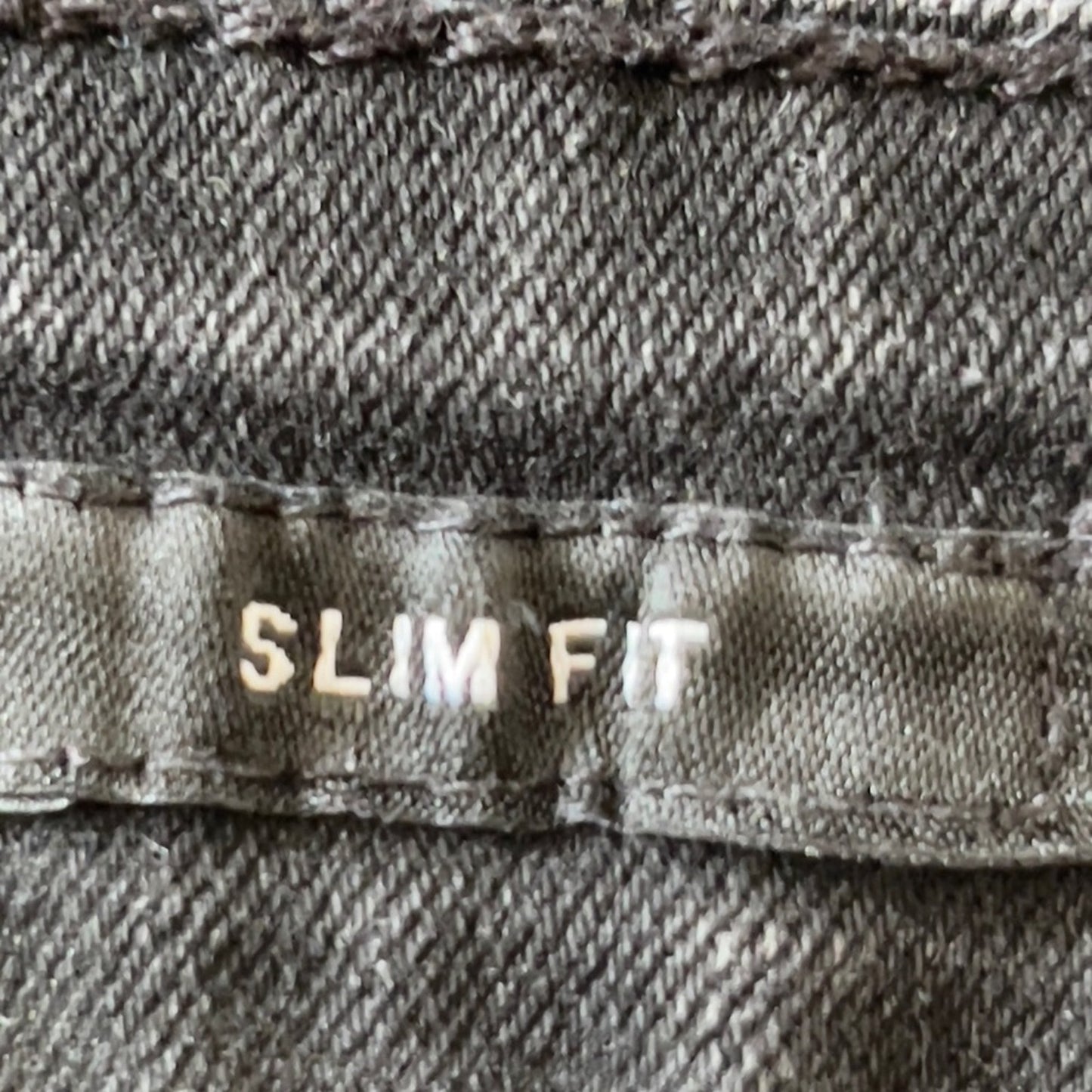Kenneth Cole Men's Black Slim Fit Straight Leg Denim Jeans