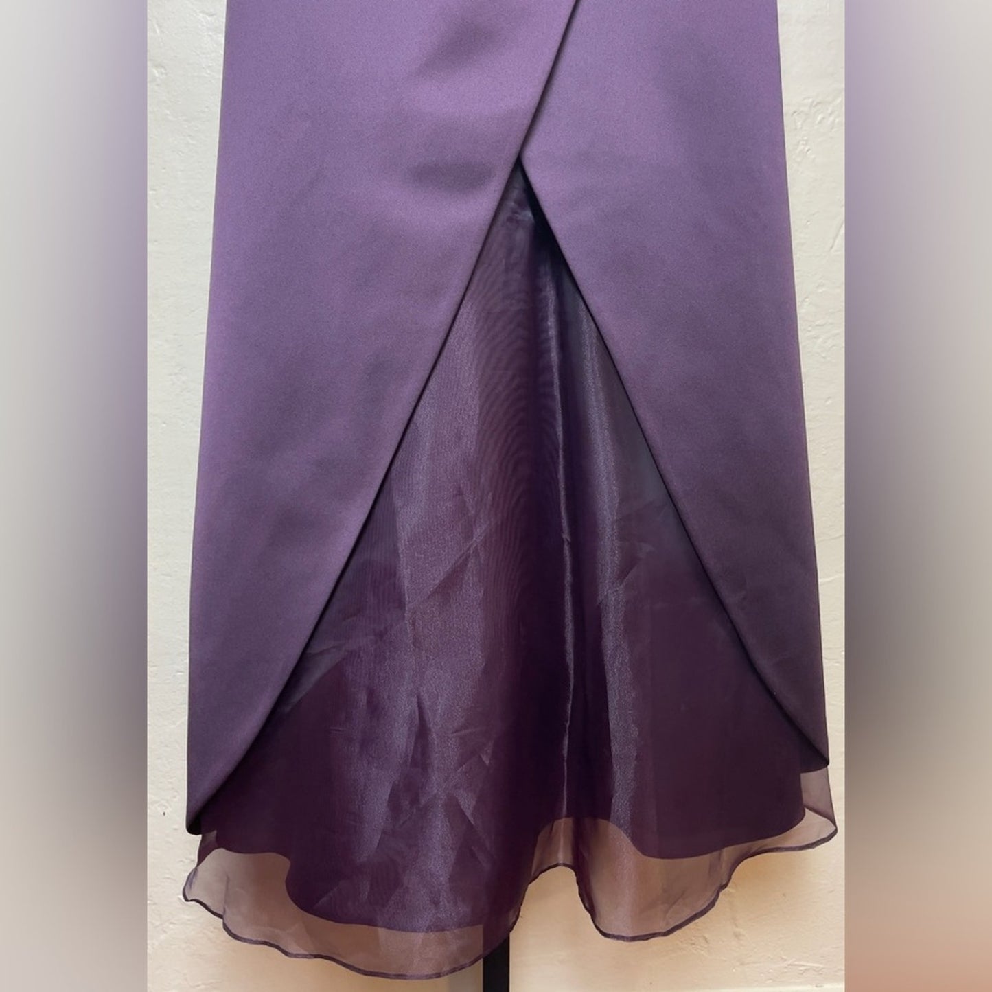 David’s Bridal Plum A-Line JB (junior bride) Dress