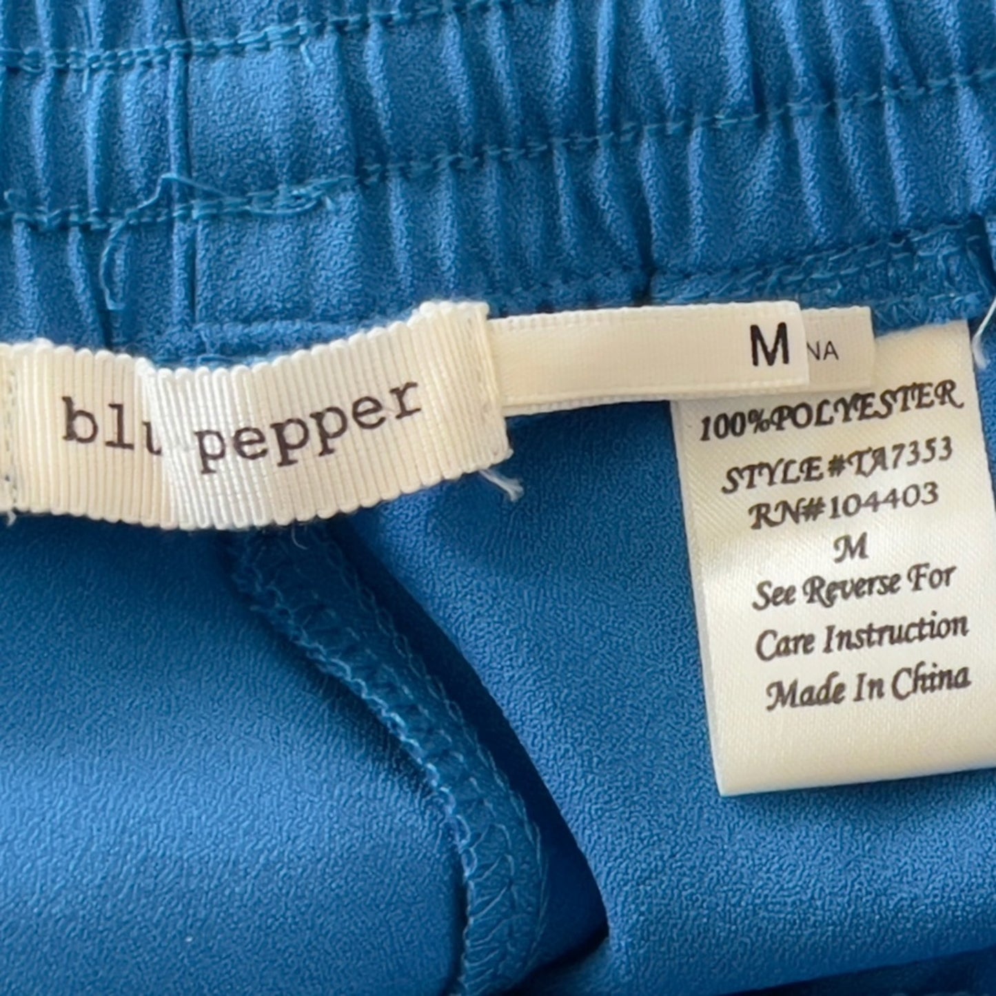 Blu Pepper Drawstring Shorts