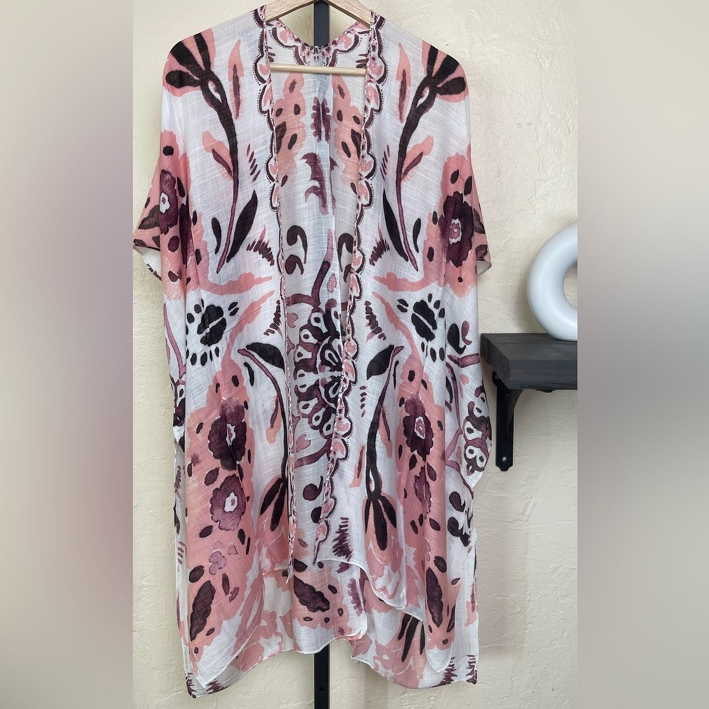 Blushing Blooms Kimono