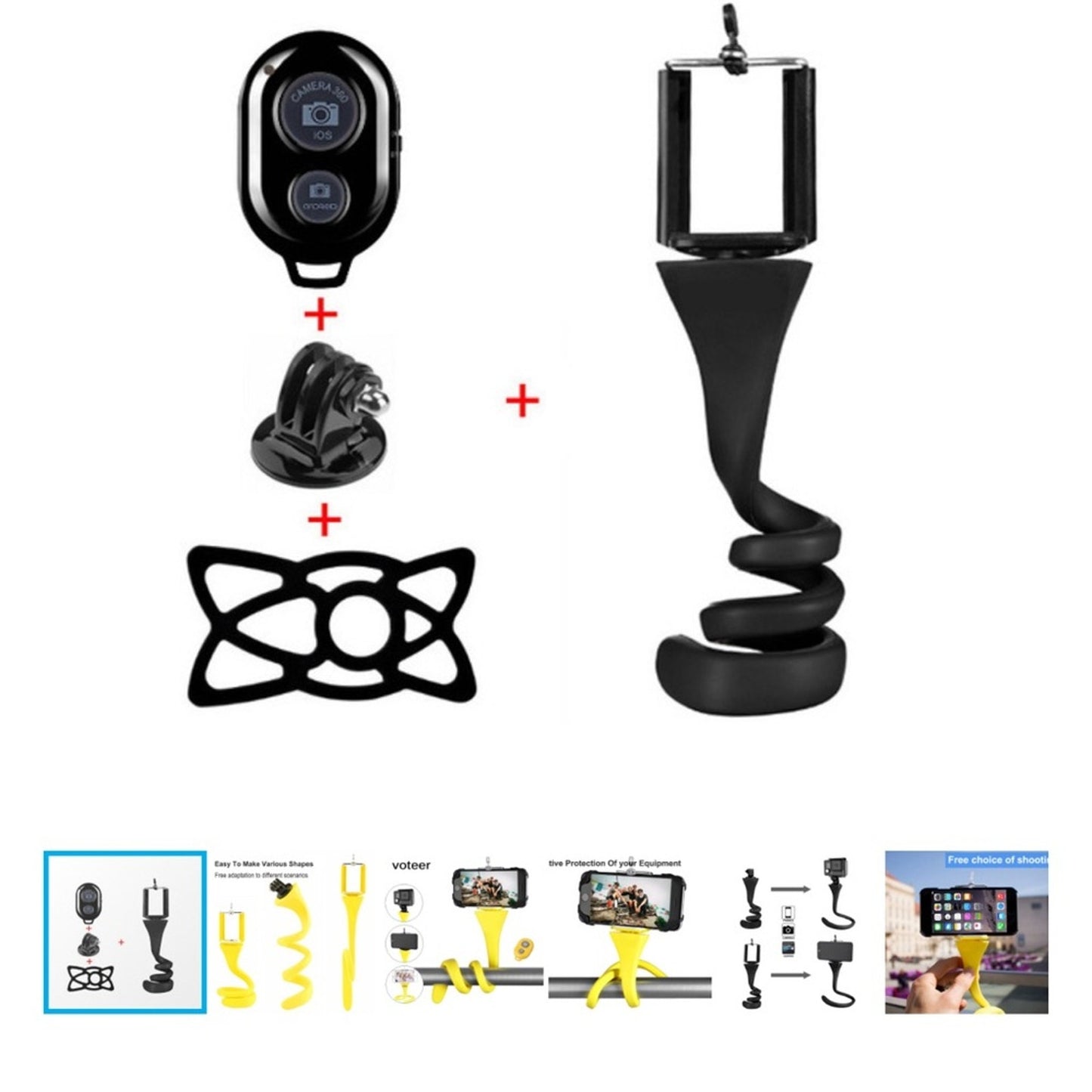 Flexible Monkey Supreme Selfie Camera And Smartphone Selfie Stick
