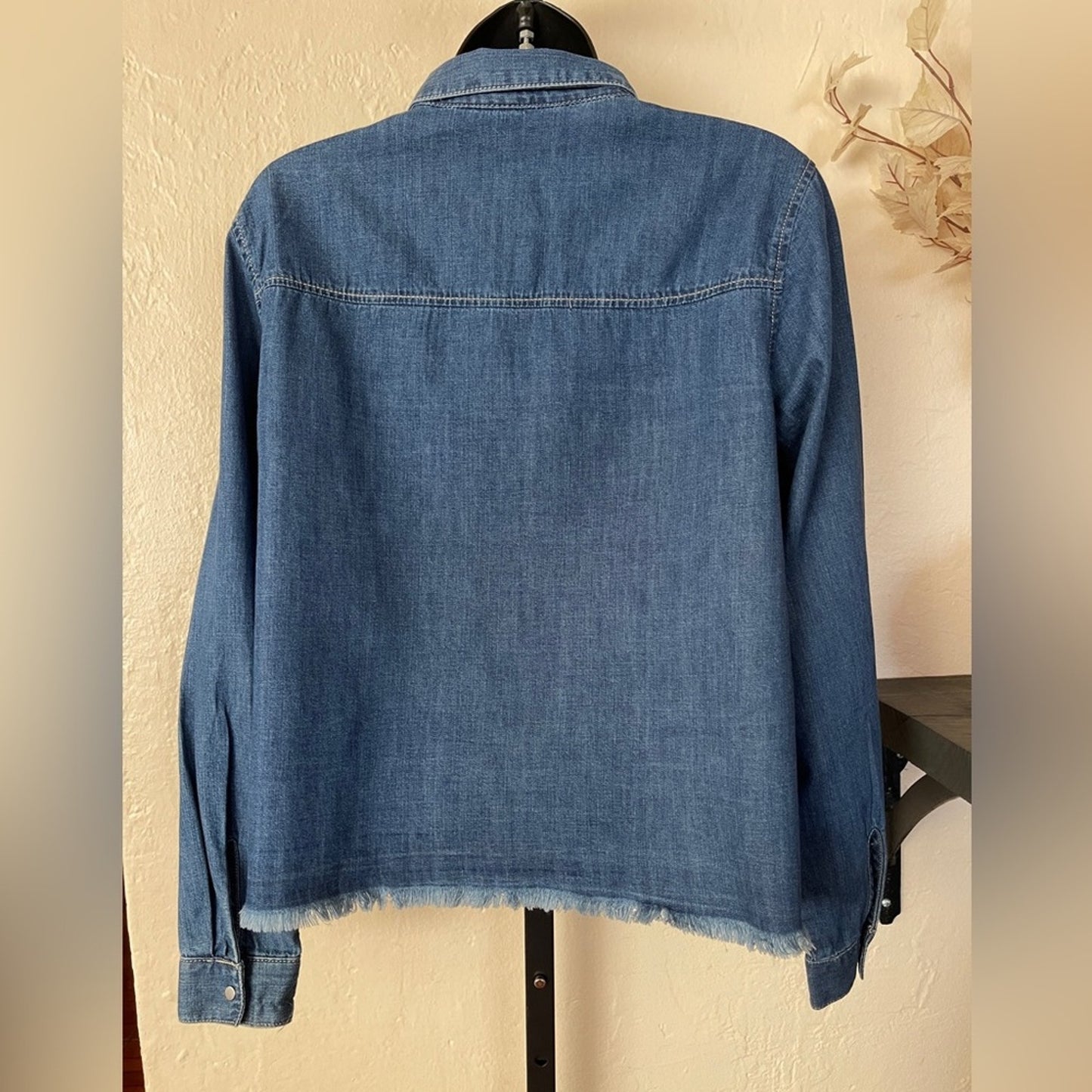 Divided H&M Denim Long Sleeve Top