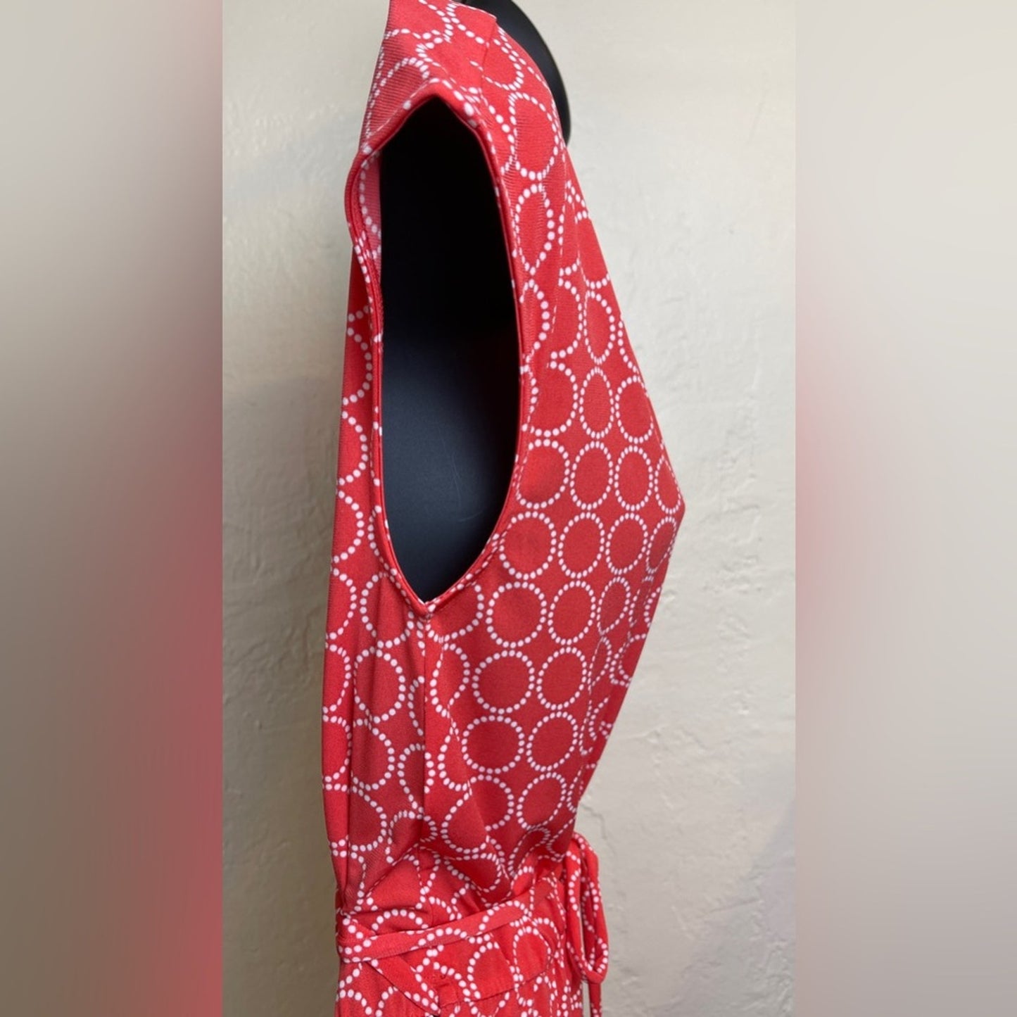 Banana Republic Coral Tie Wrap Dress