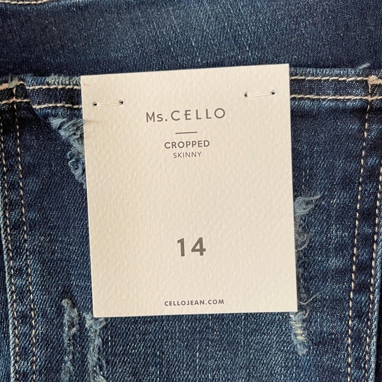 Cello Cropped Skinny Jeans