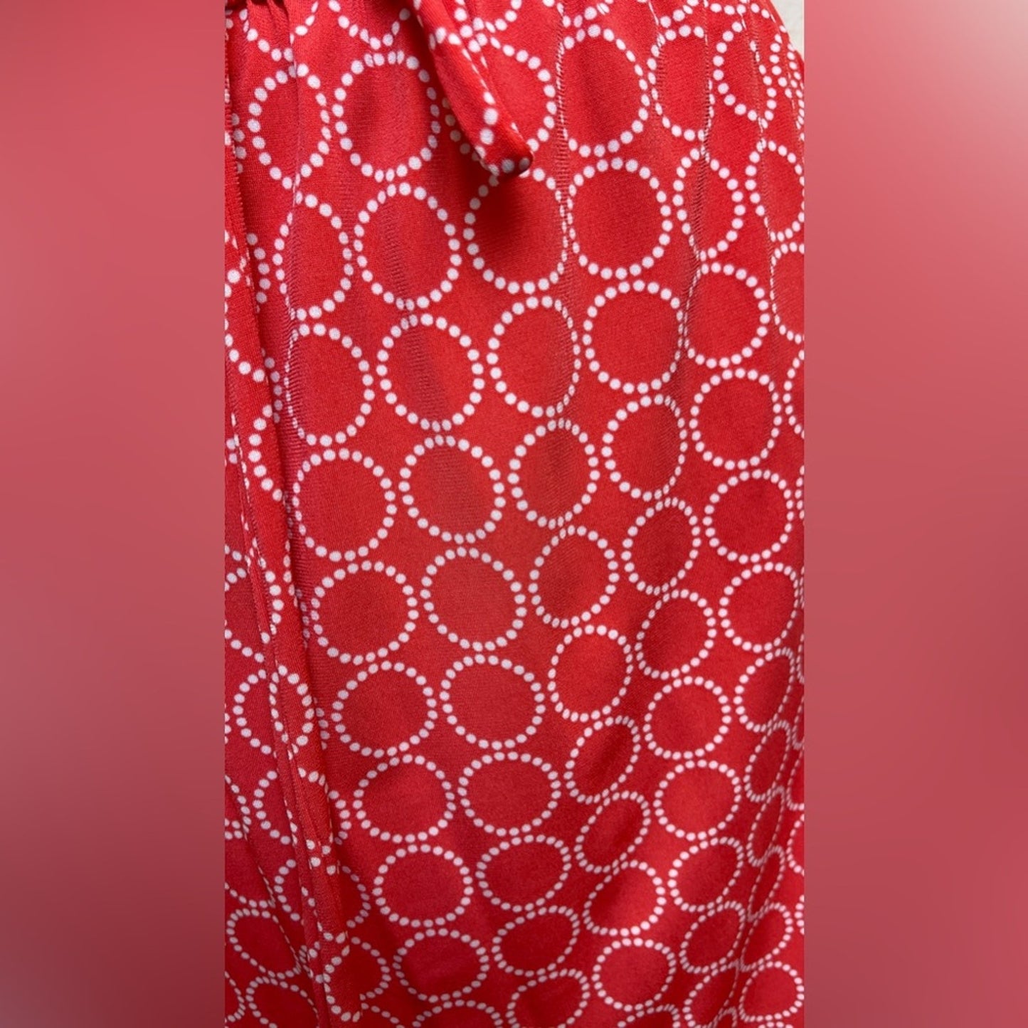 Banana Republic Coral Tie Wrap Dress