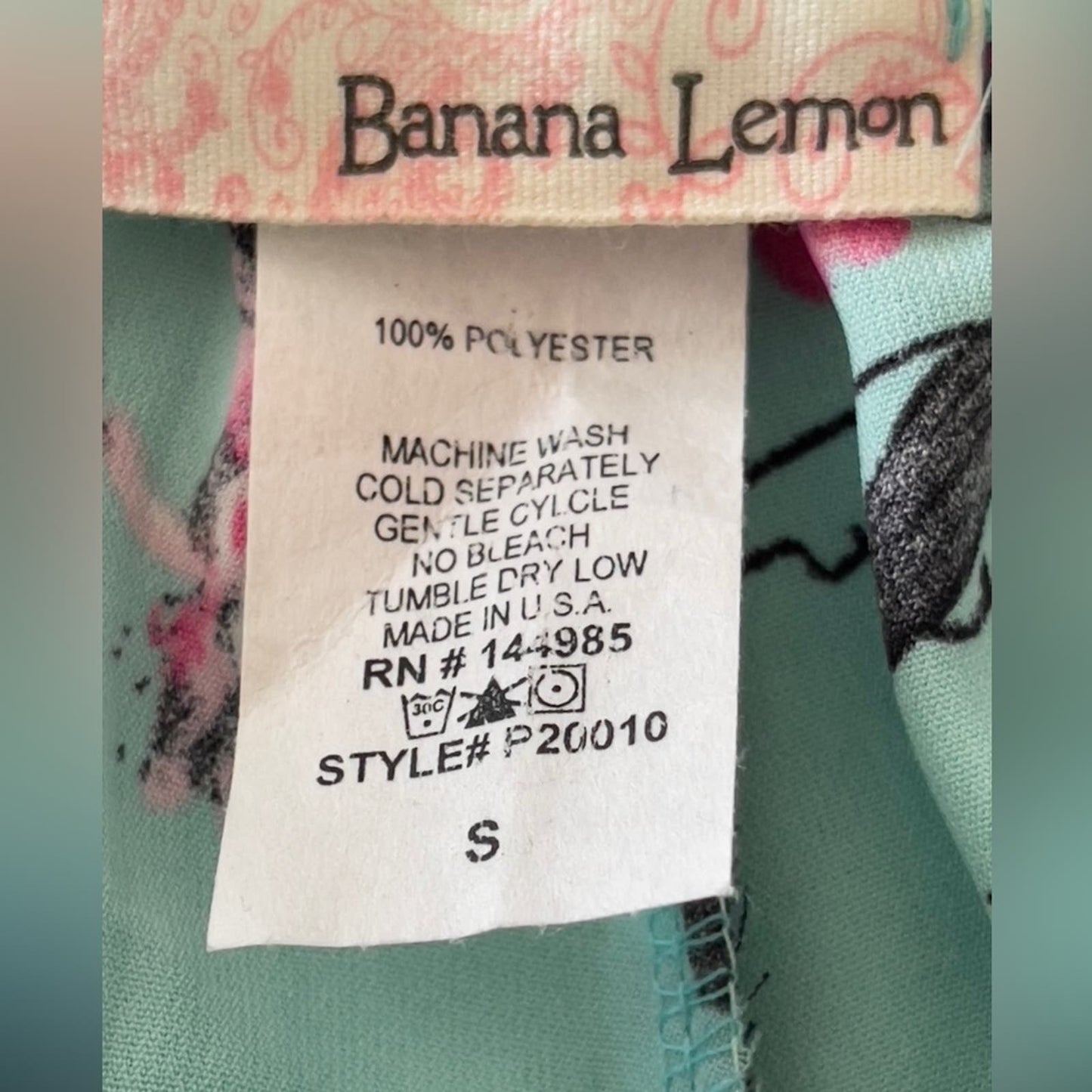 Banana Lemon Black and Hot Pink Floral Shorts