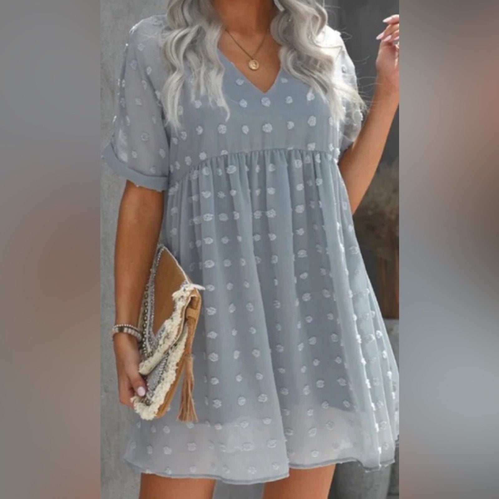 Sky Blue Summer Swiss Dot Dress Evies Boutique and Consignment Sky Blue Summer Swiss Dot Dress Evies Boutique and Consignment