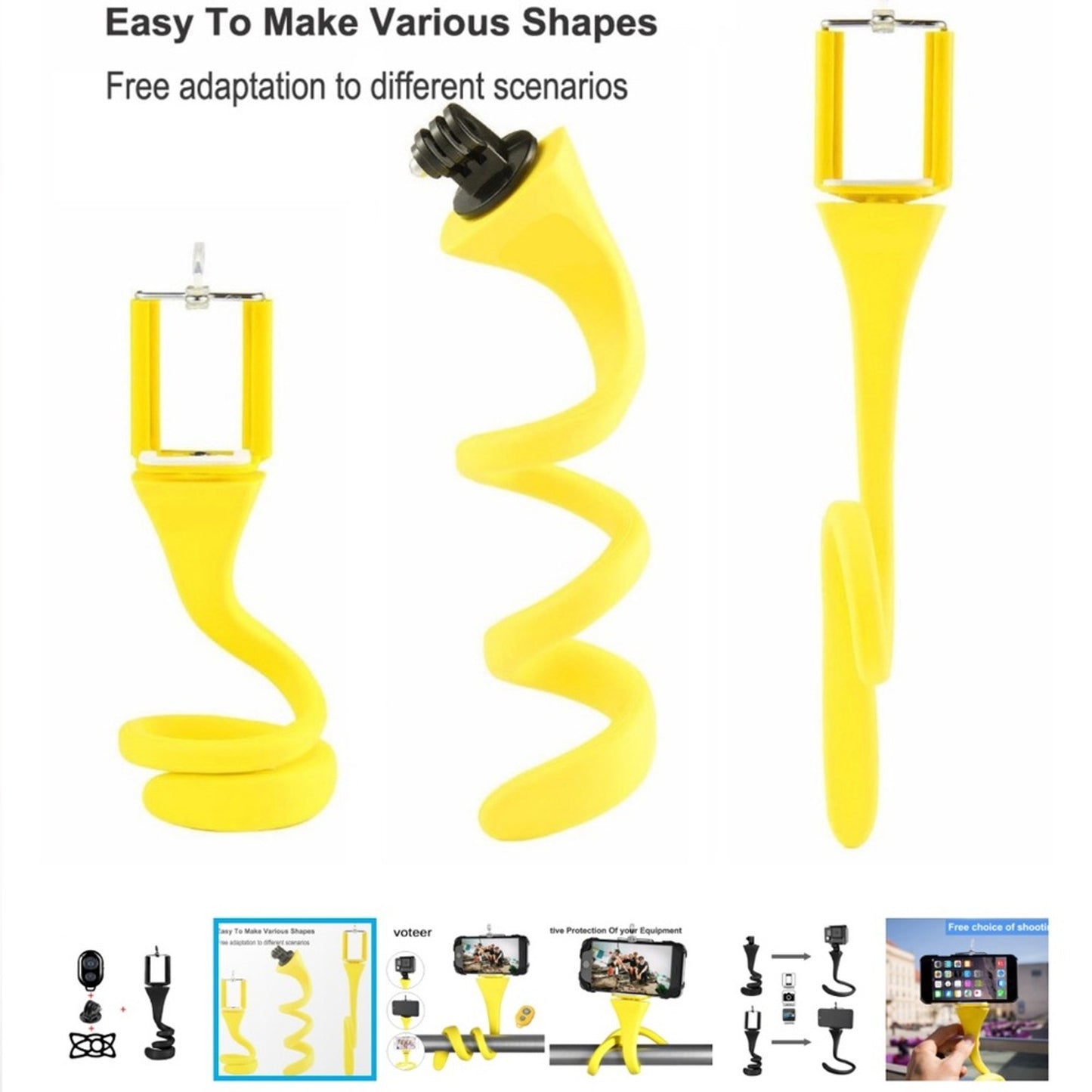Flexible Monkey Supreme Selfie Camera And Smartphone Selfie Stick