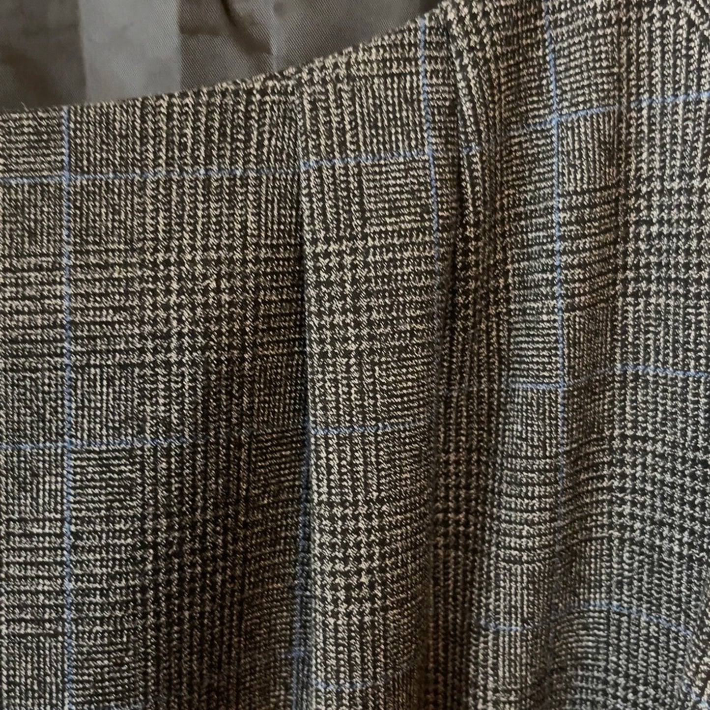 Anne Klein Gray Plaid Dress
