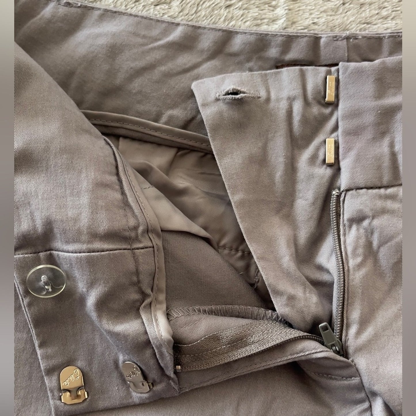 The Limited Gray Cuffed Shorts