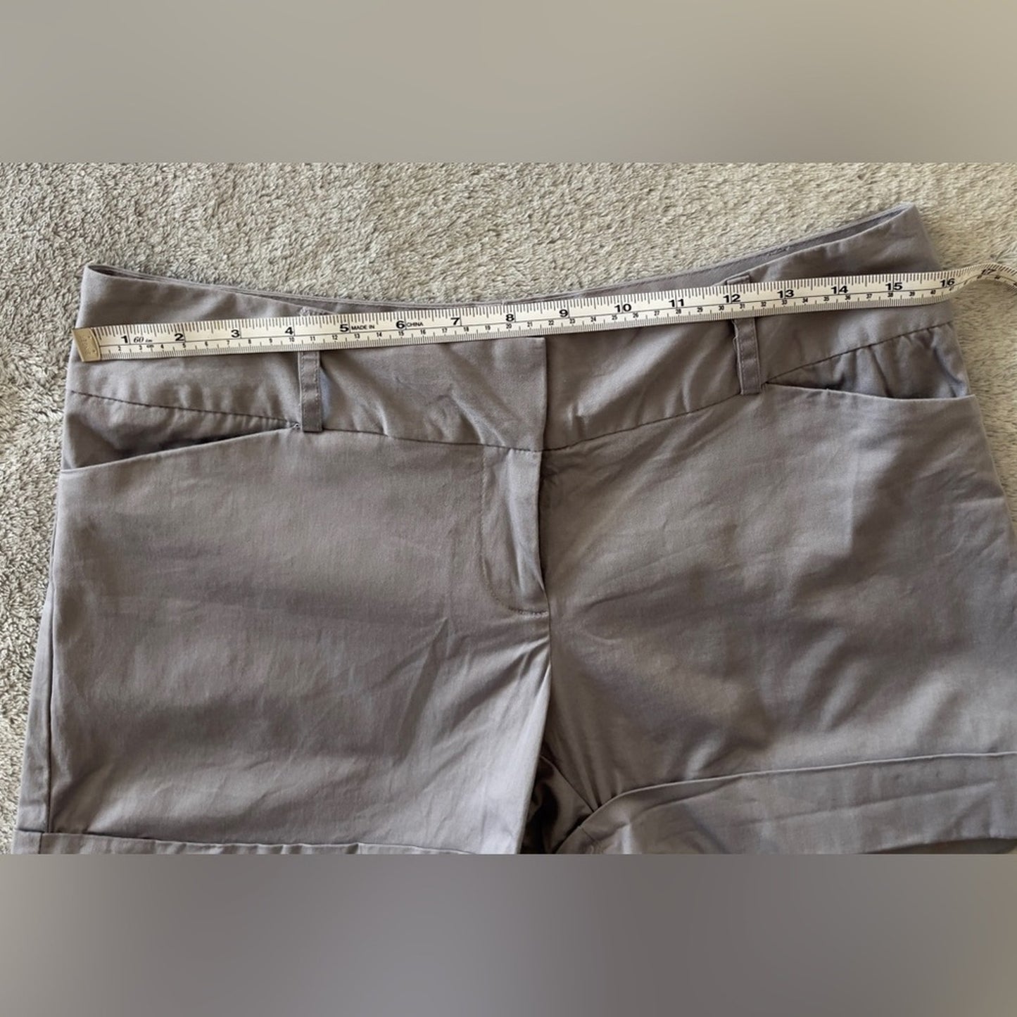 The Limited Gray Cuffed Shorts