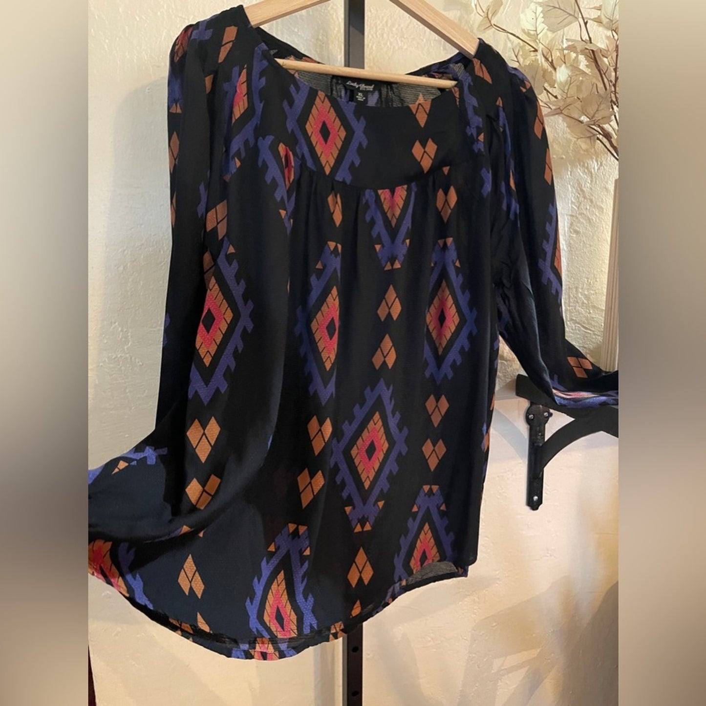 Lucky Brand Aztec Blouse