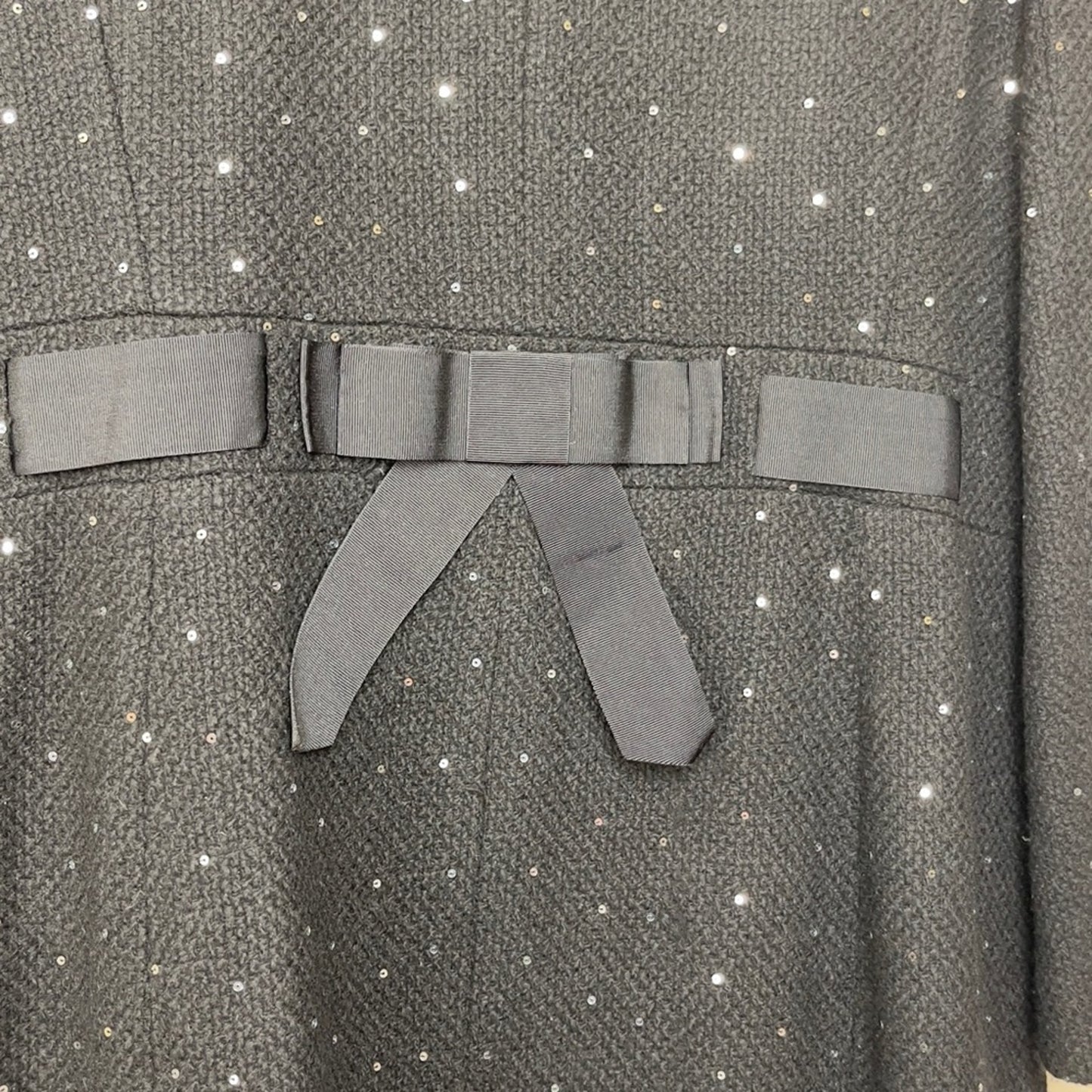 I-N-C International Concepts Vintage Glamour Black Tweed Coat