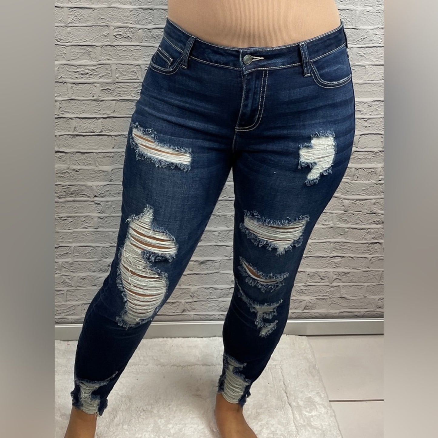 Cello Cropped Skinny Jeans