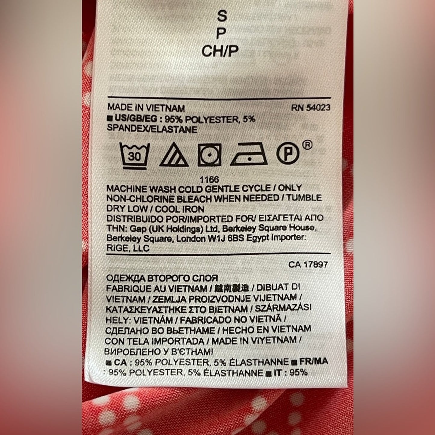 Banana Republic Coral Tie Wrap Dress