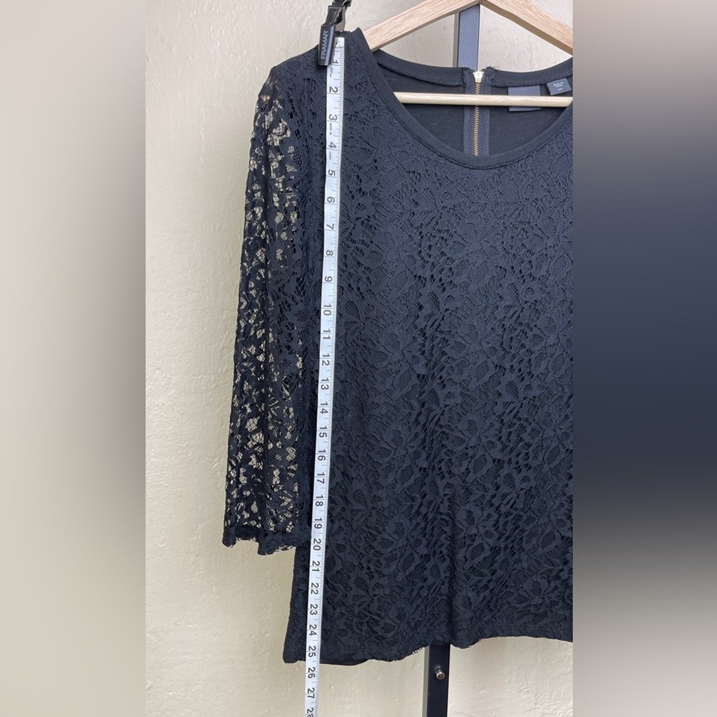 Covington Black Lace Top