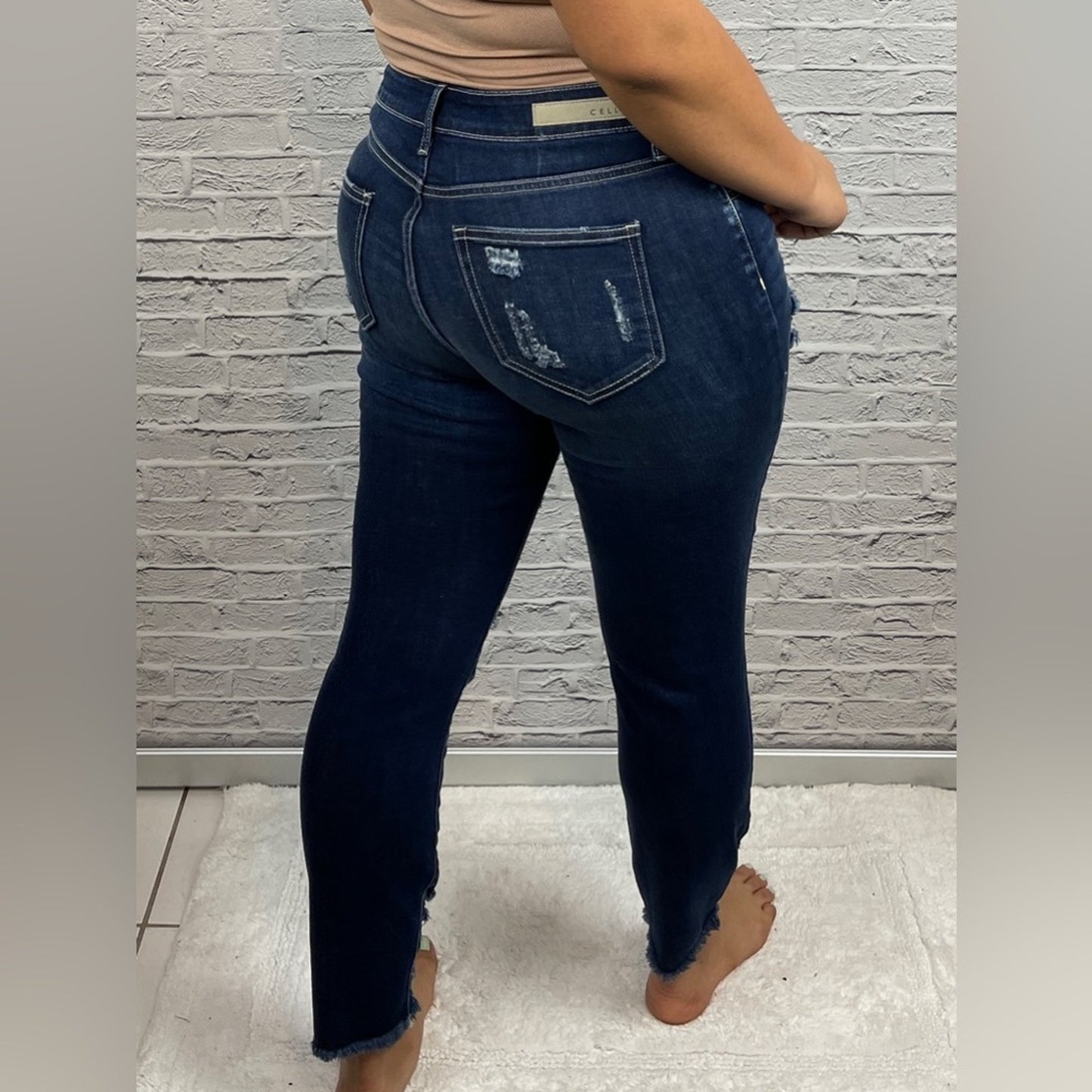 Cello Cropped Skinny Jeans