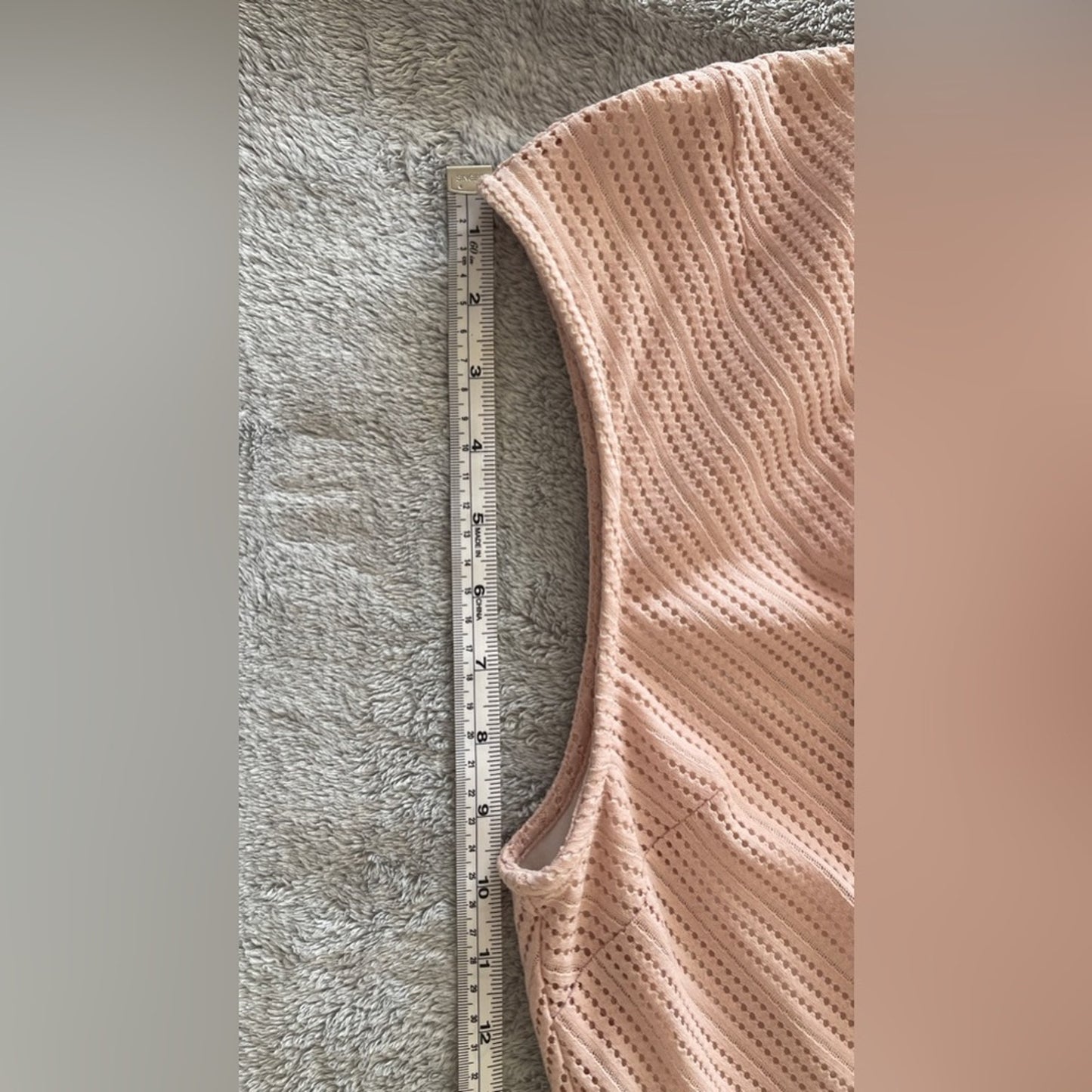 BAR III Coral Mist Sleeveless Lined Fit and Flare Dress