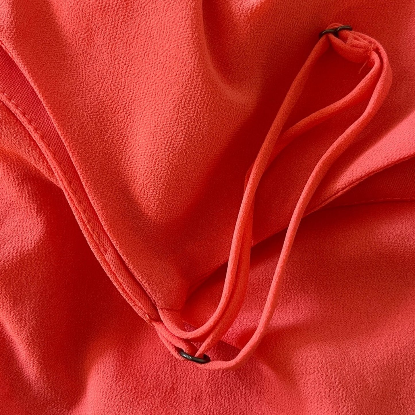 Coral Women’s Adjustable Spaghetti Strap Smocked Waist Band Tank