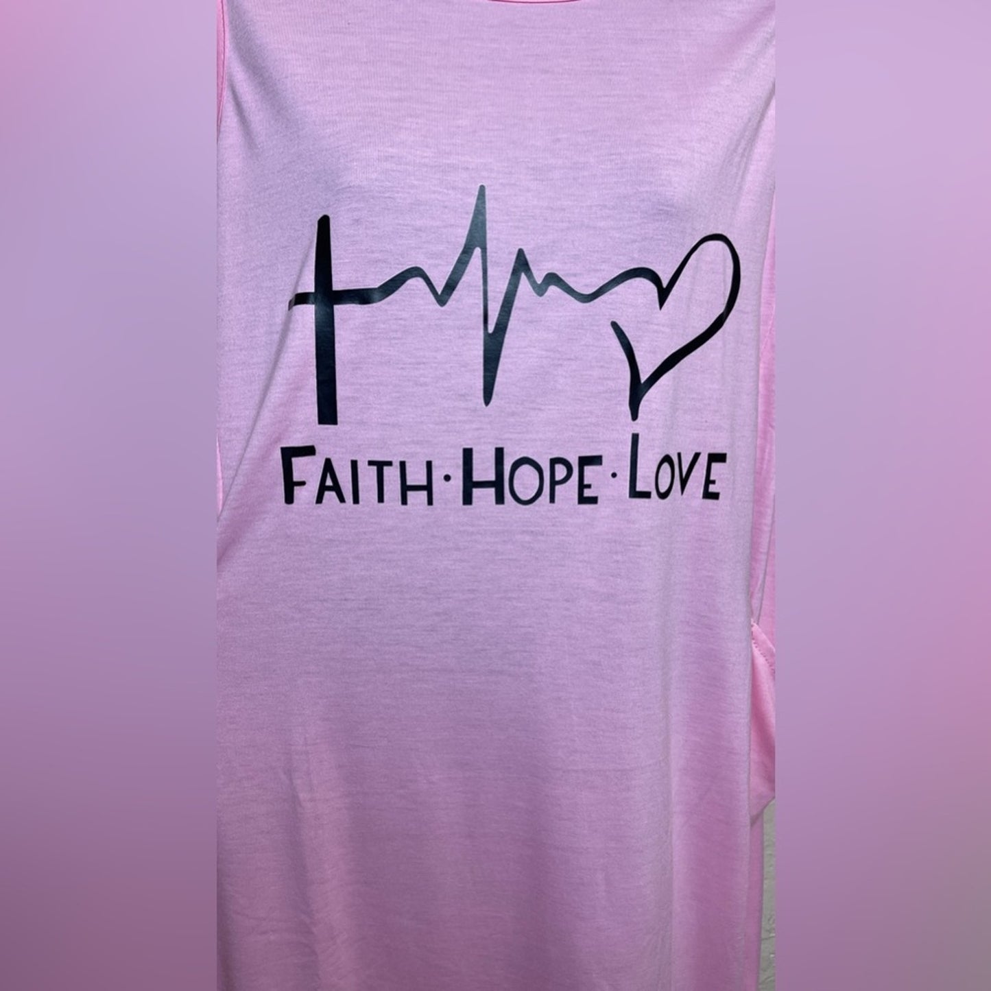 Pink Tee Shirt Dress w/Side Pockets