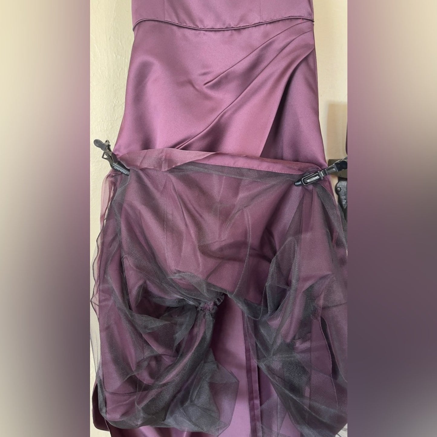 David’s Bridal Plum A-Line JB (junior bride) Dress