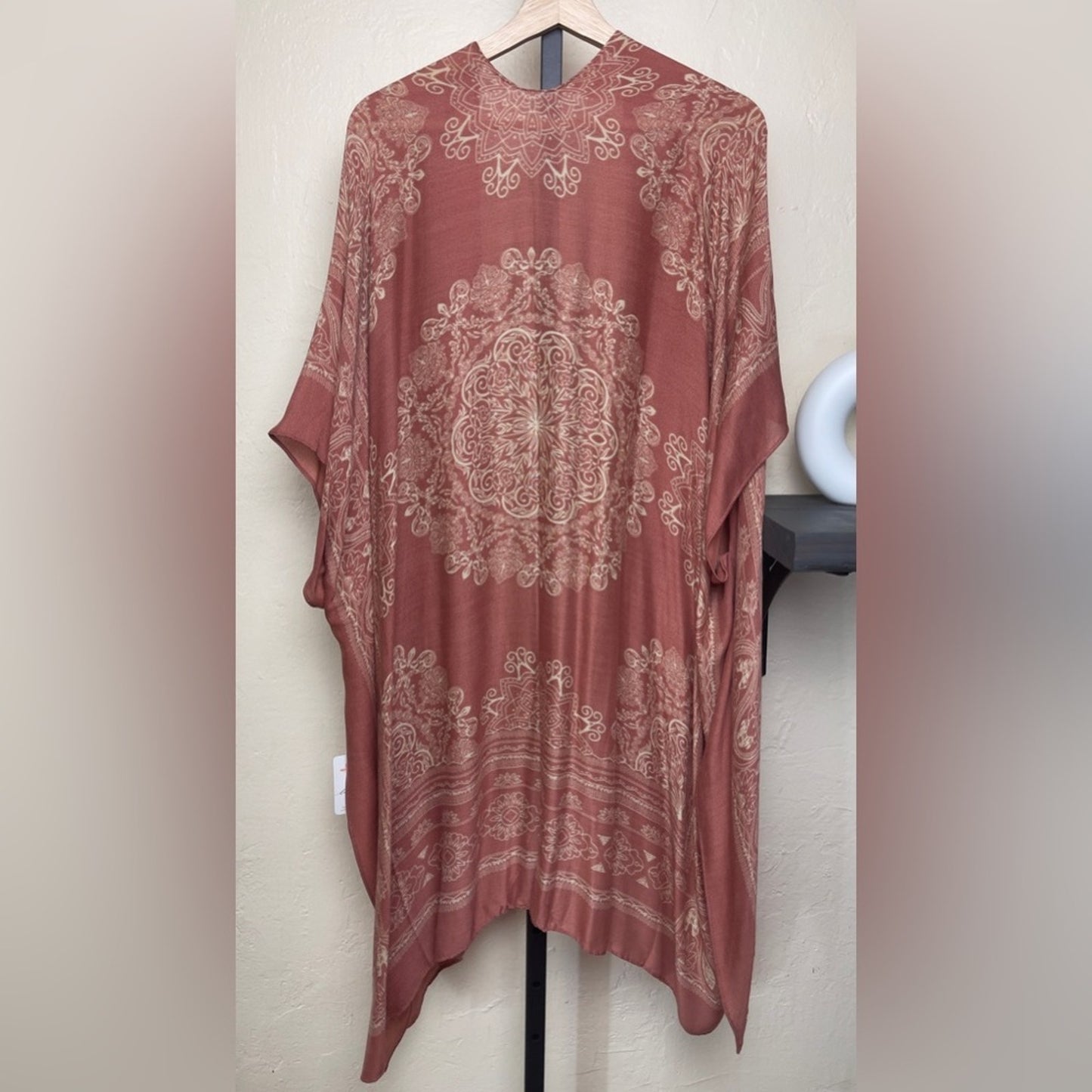Terra Cotta Print Kimono