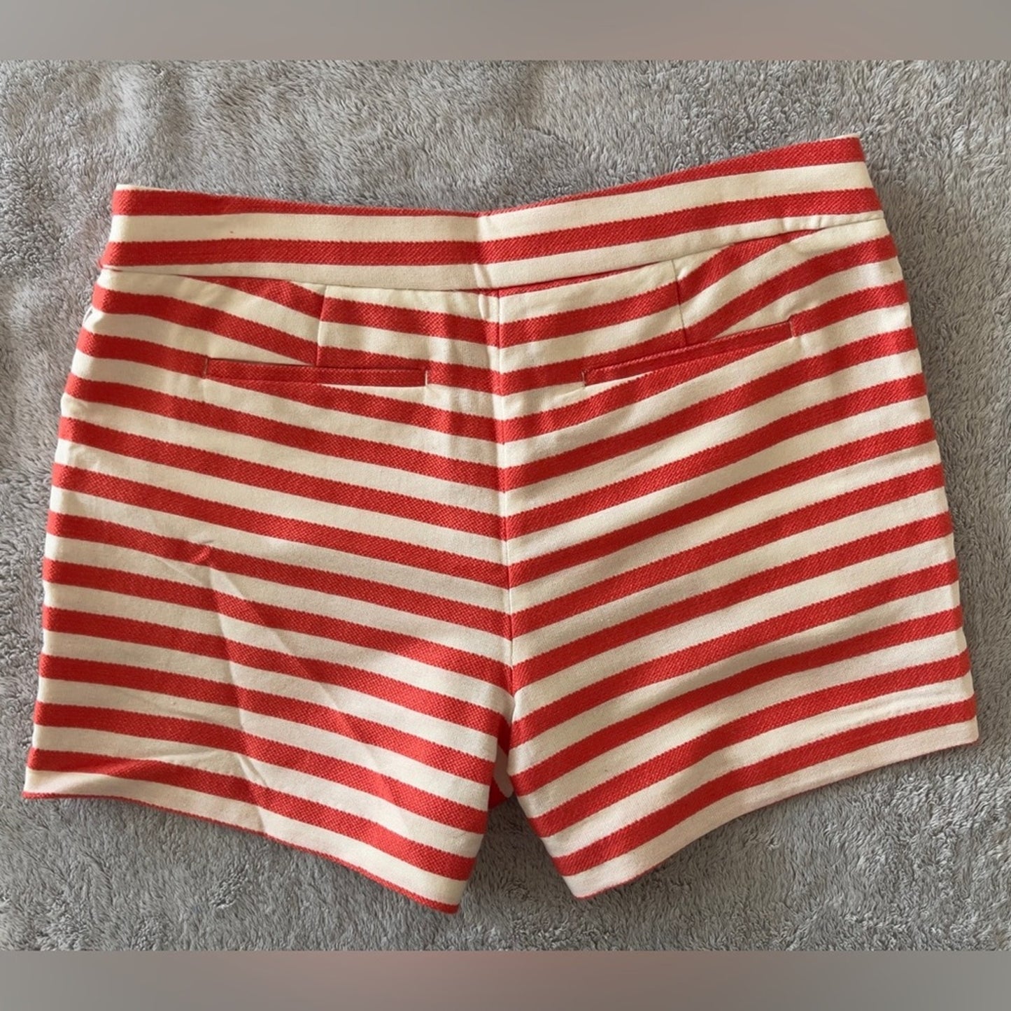 Dali Orange Striped Shorts