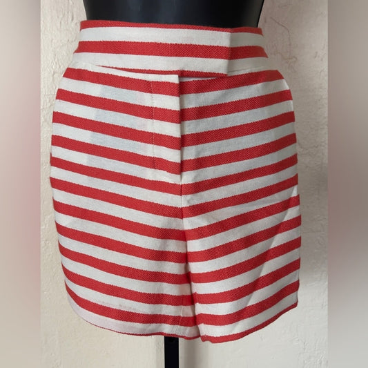 Dali Orange Striped Shorts