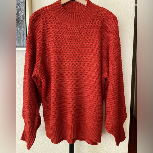 Crewneck Solid Color Sweater