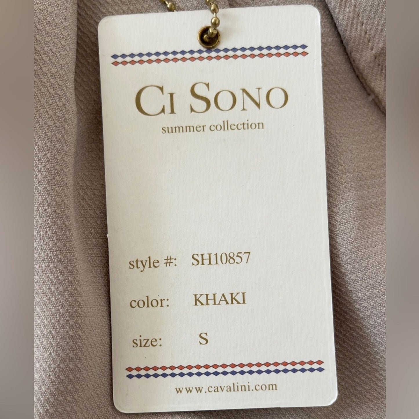 Ci Sono Summer Collection Khaki Front Tie Pleated Shorts