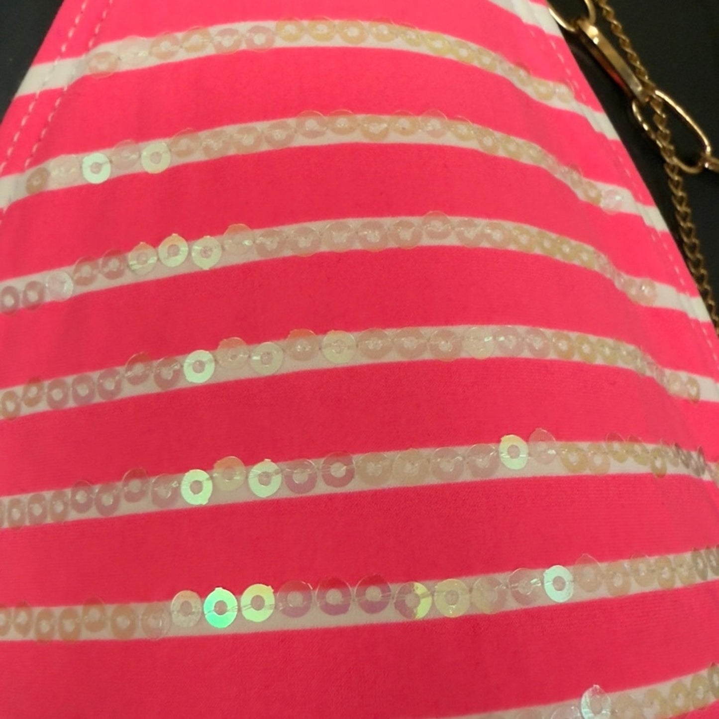 Sperry Pink & White Striped One-Piece Swimsuit
