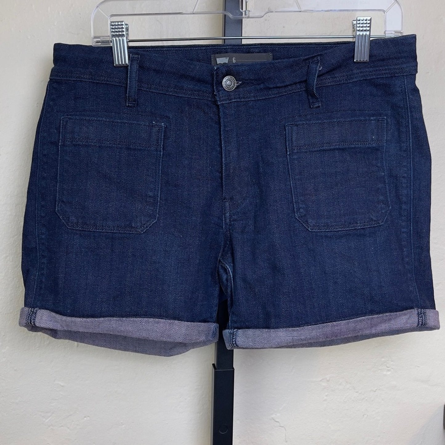 Levi Strauss & Co. Denim Jean Shorts with Cuffs